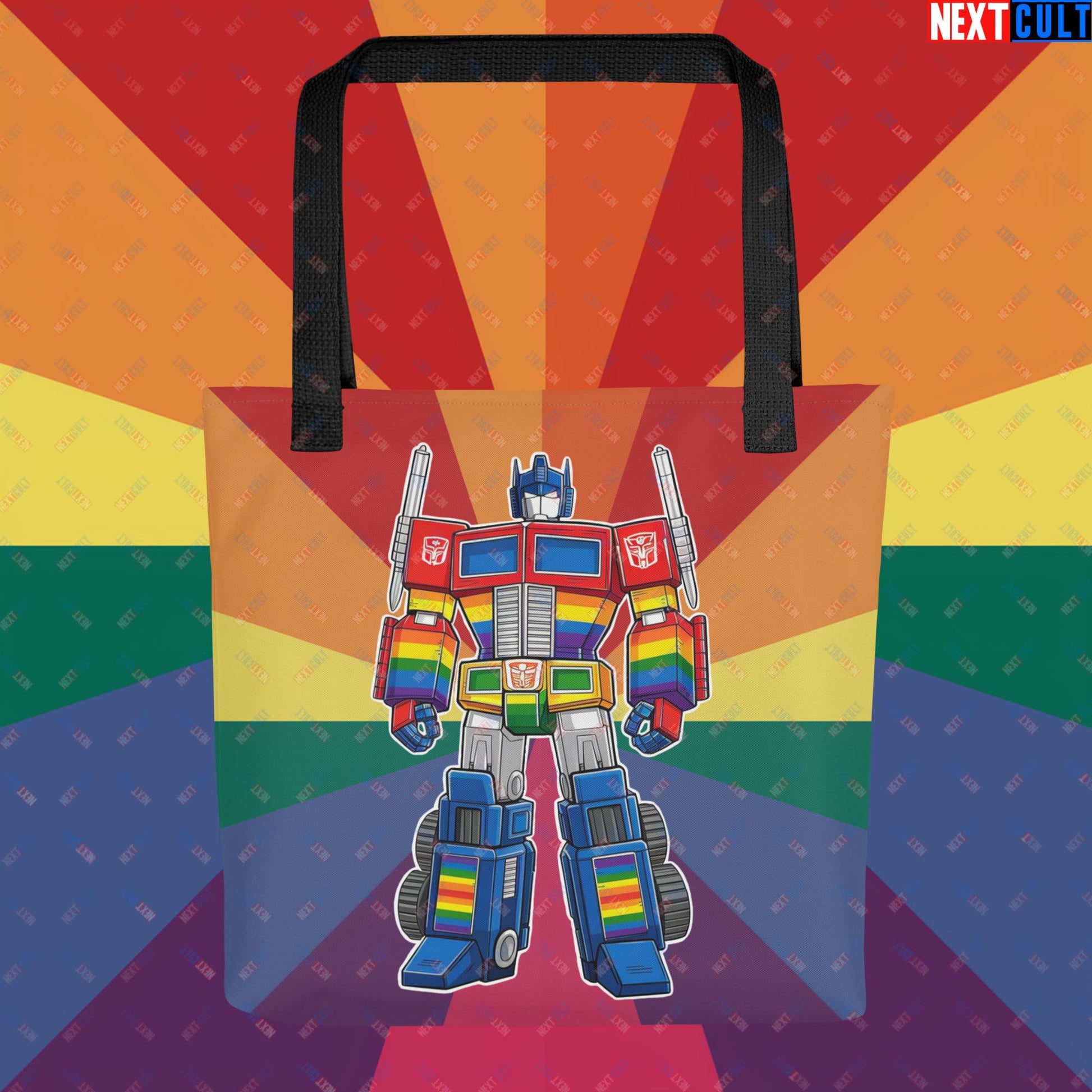 Transformer Transgender Pride Funny LGBTQ+ Tote bag Default Title Bags LGBTQ+ Movies Transformers Next Cult Brand