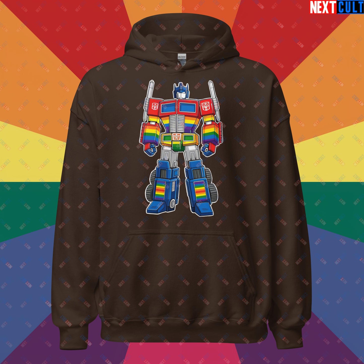 Transformer Transgender Pride Funny LGBTQ+ Unisex Hoodie Next Cult Brand