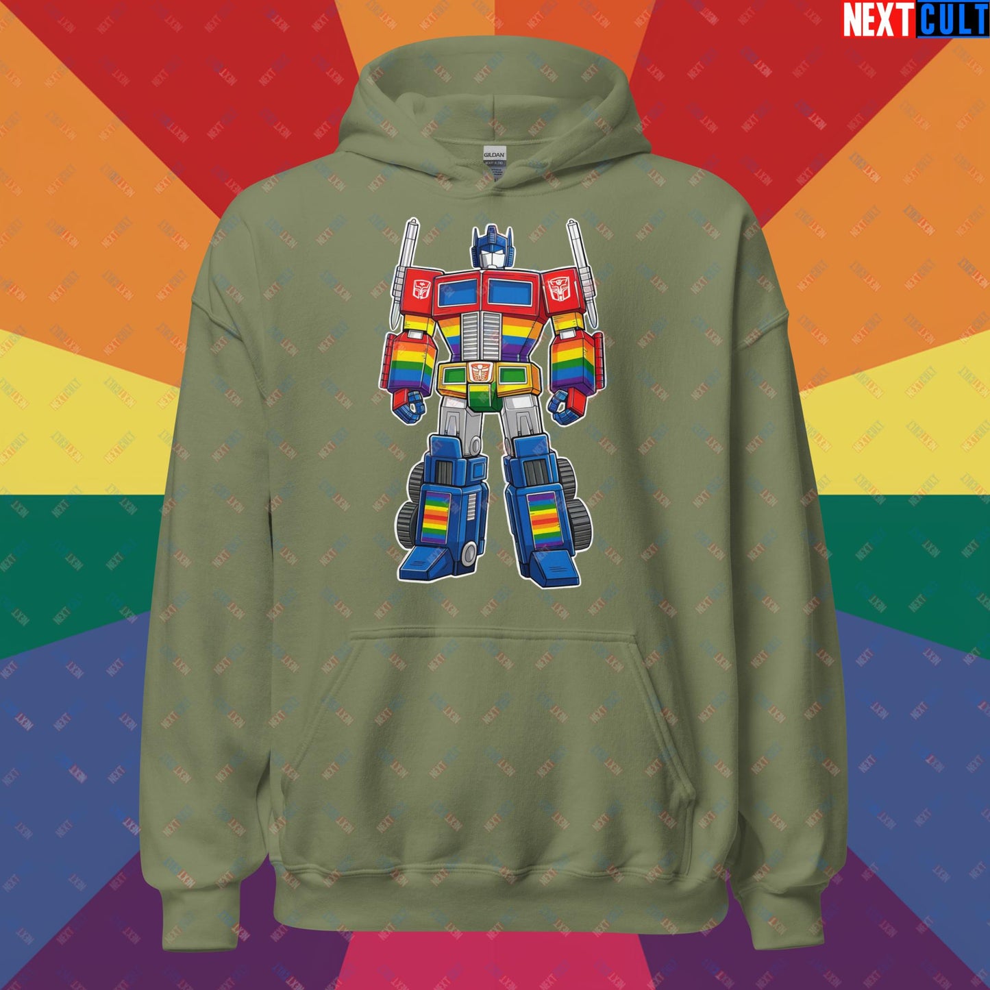 Transformer Transgender Pride Funny LGBTQ+ Unisex Hoodie Next Cult Brand