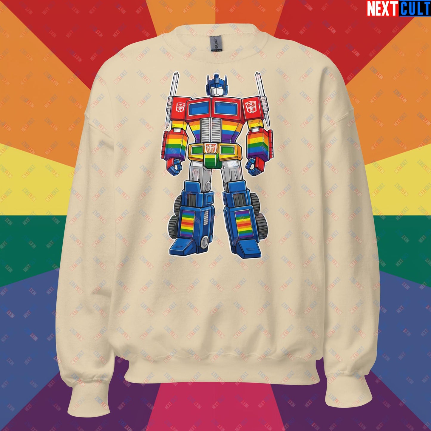 Transformer Transgender Pride Funny LGBTQ+ Unisex Sweatshirt Next Cult Brand