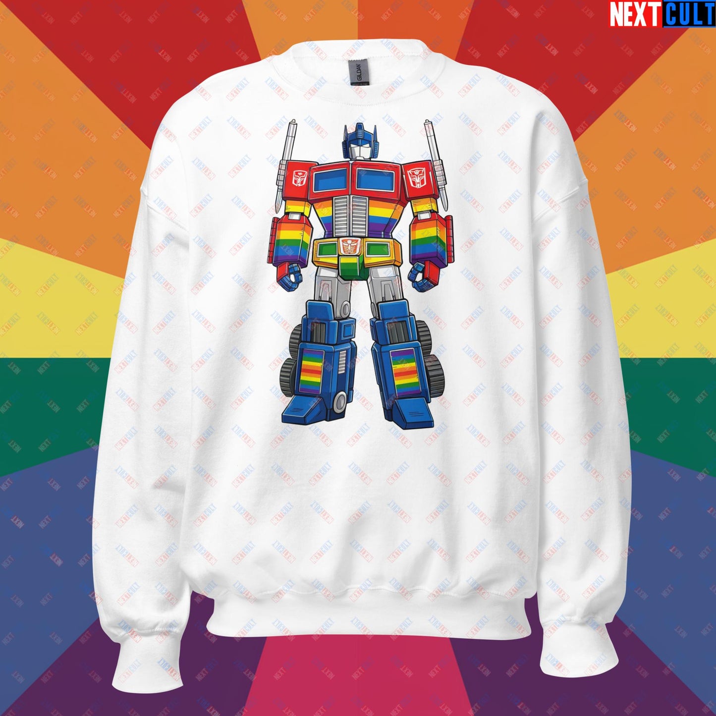 Transformer Transgender Pride Funny LGBTQ+ Unisex Sweatshirt Next Cult Brand