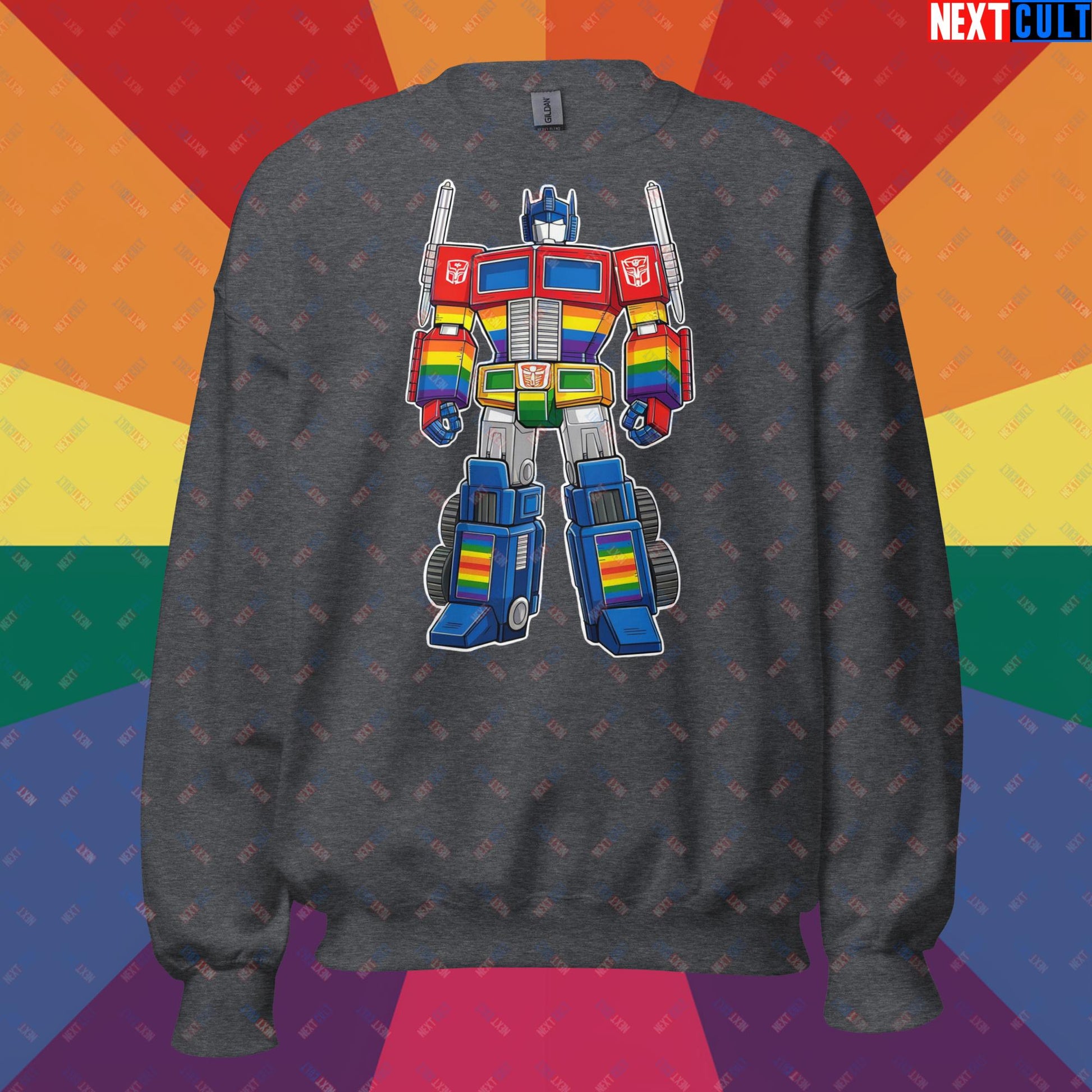 Transformer Transgender Pride Funny LGBTQ+ Unisex Sweatshirt Next Cult Brand