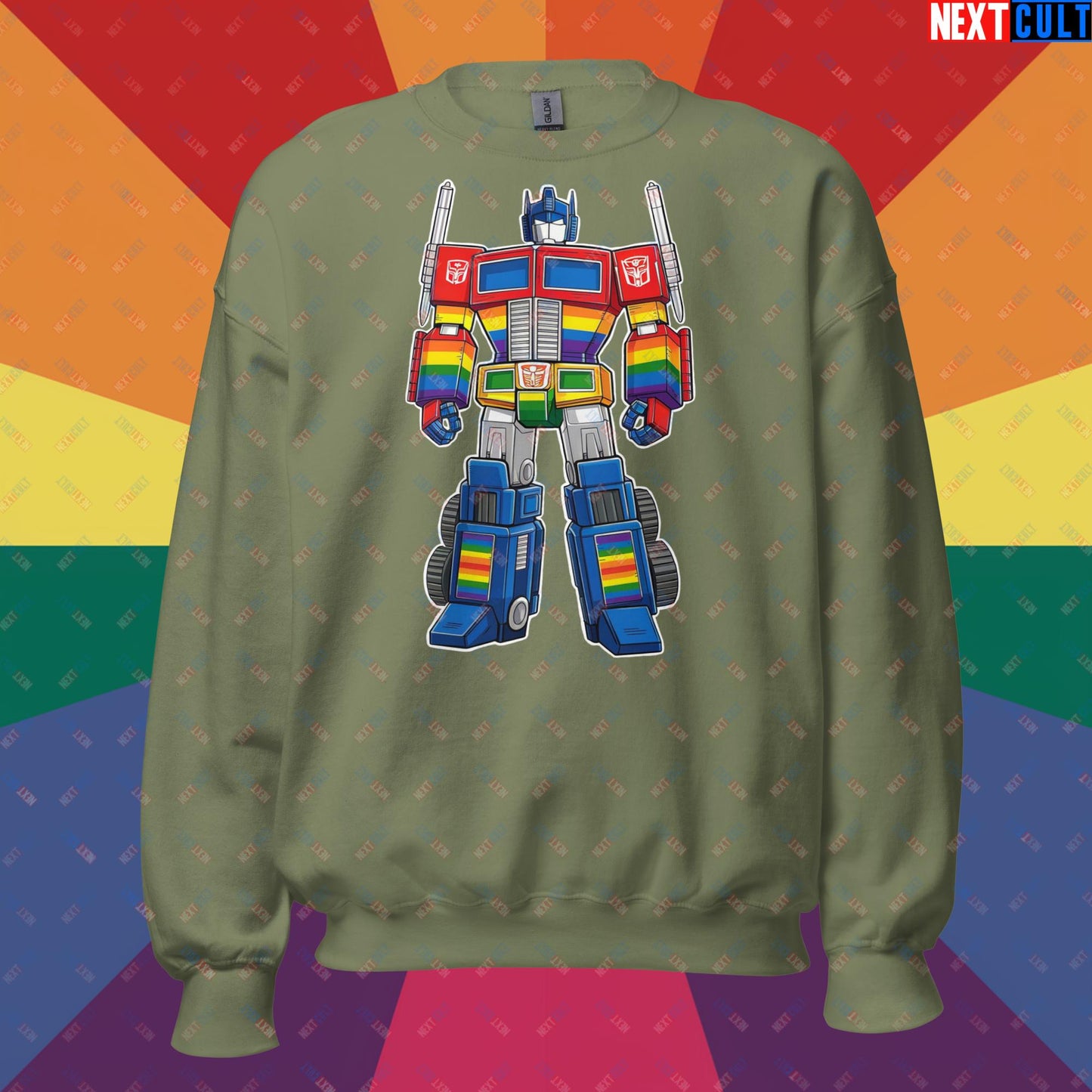 Transformer Transgender Pride Funny LGBTQ+ Unisex Sweatshirt Next Cult Brand