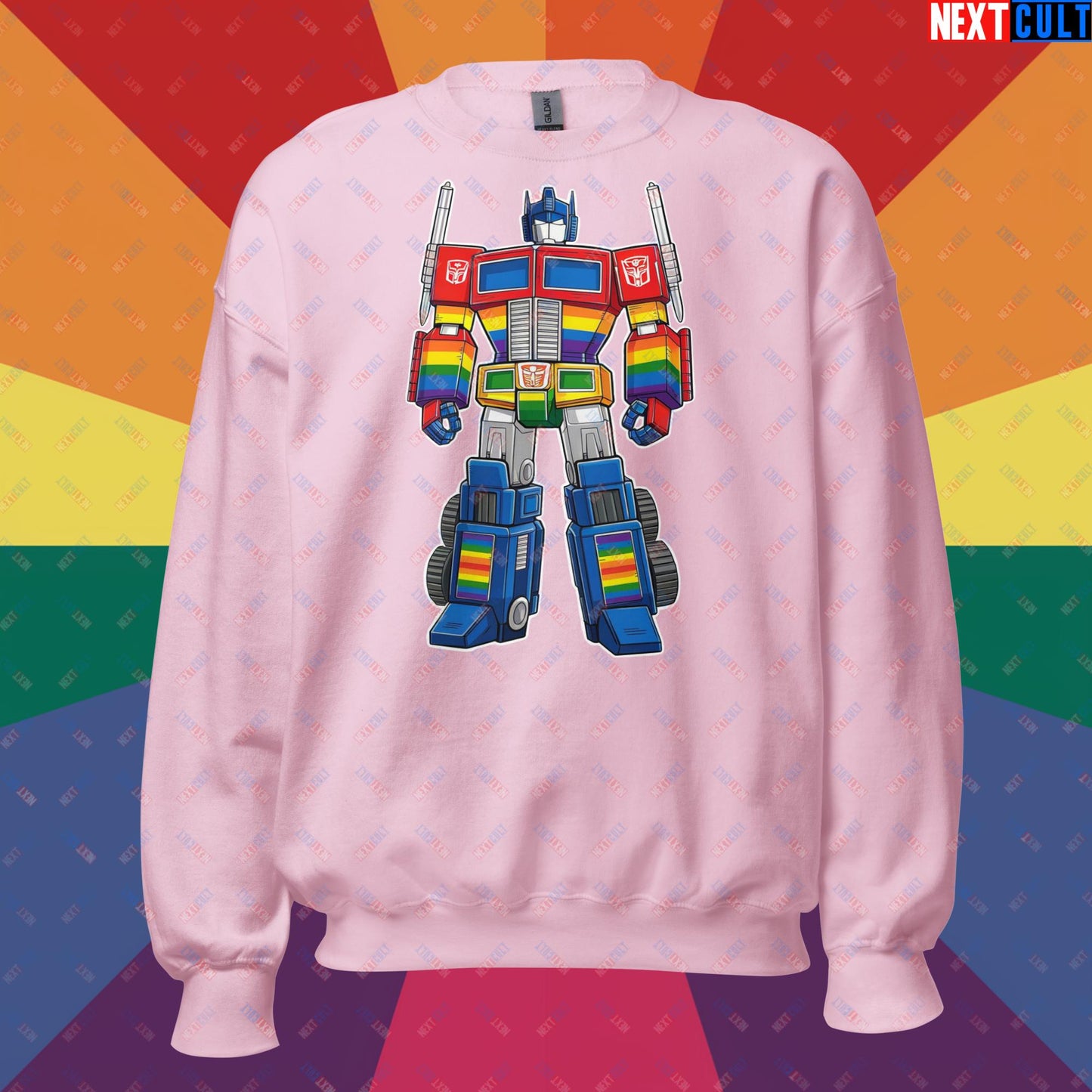 Transformer Transgender Pride Funny LGBTQ+ Unisex Sweatshirt Next Cult Brand