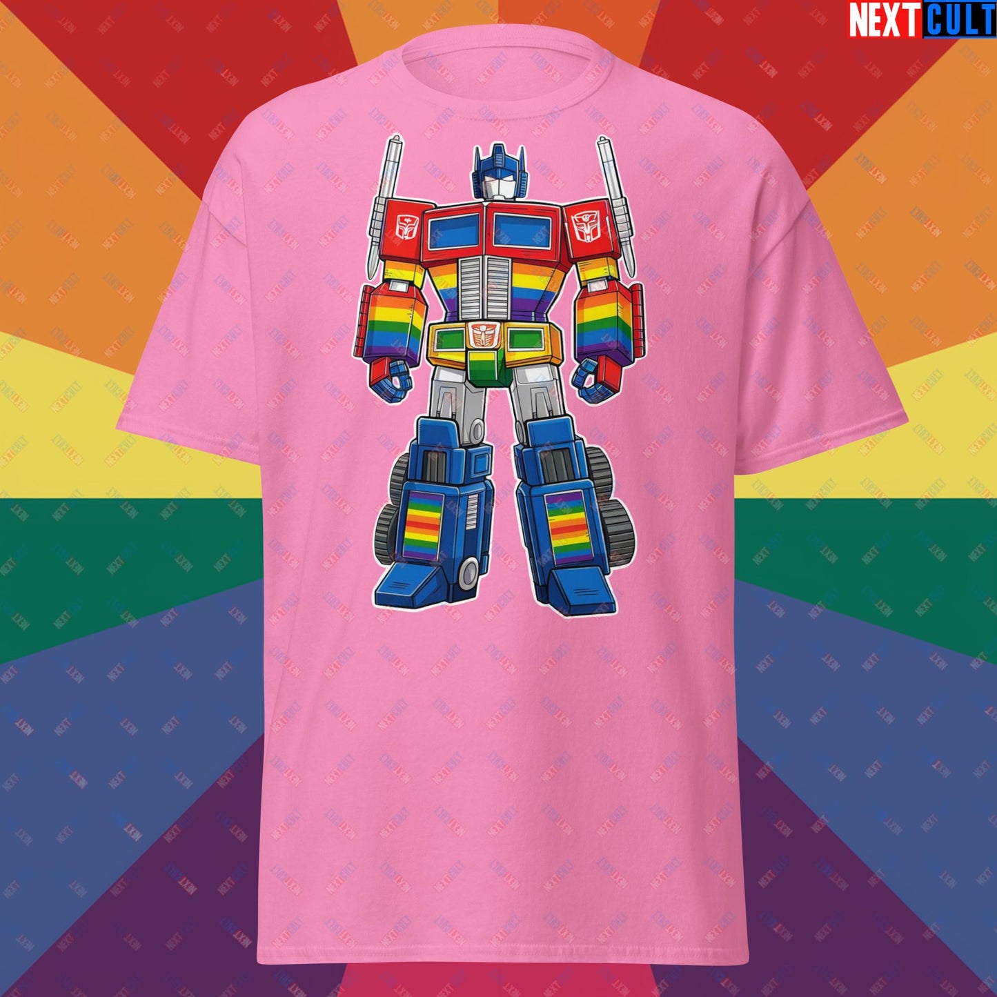 Transformer Transgender Pride Funny LGBTQ+ Unisex tee Azalea T-shirts LGBTQ+ Movies Transformers Next Cult Brand