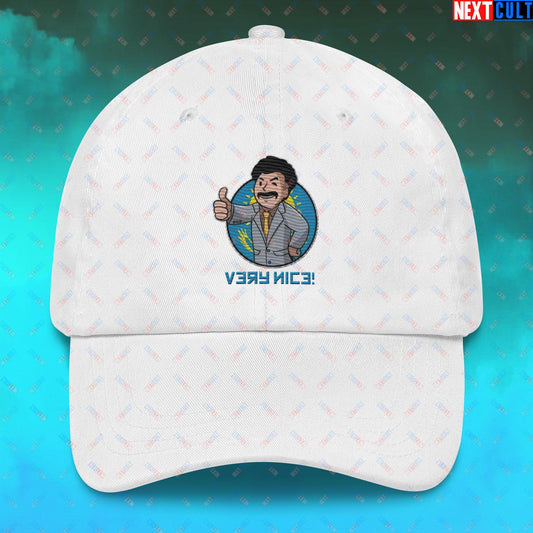 Very Nice Boy Borat Vault Boy Fallout Funny Cartoon Mashup Dad hat Next Cult Brand