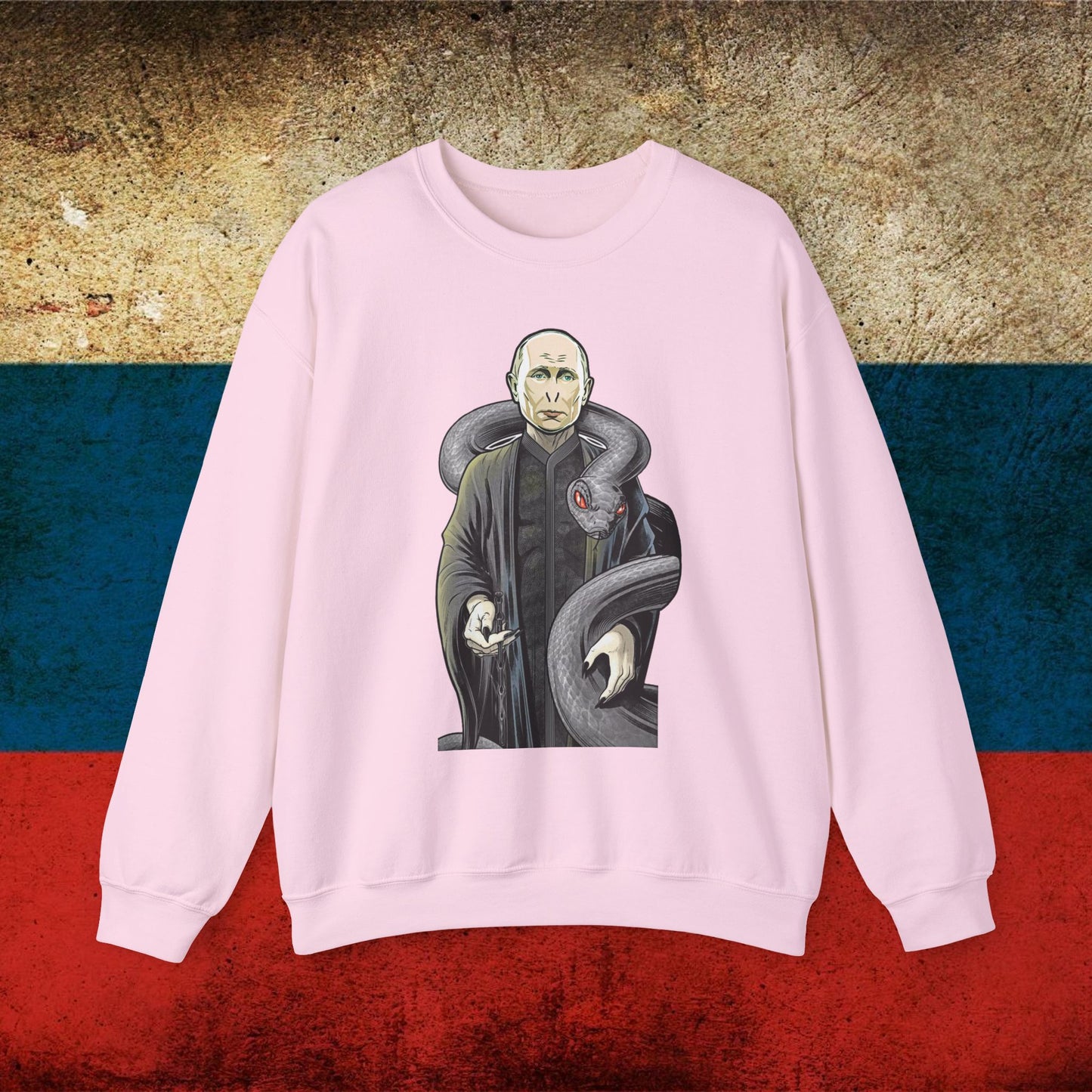 Vlademort Putin Funny Anti Vladimir Putin Voldemort Unisex Heavy Blend Crewneck Sweatshirt Next Cult Brand