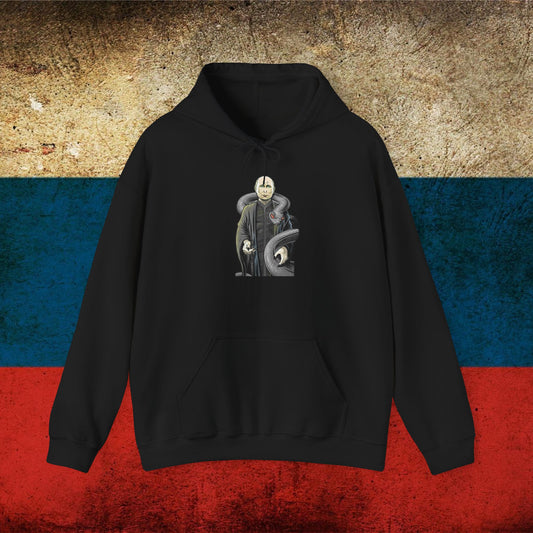 Vlademort Putin Funny Anti Vladimir Putin Voldemort Unisex Heavy Blend Hooded Sweatshirt Black Hoodies Politics Vladimir Putin Printify