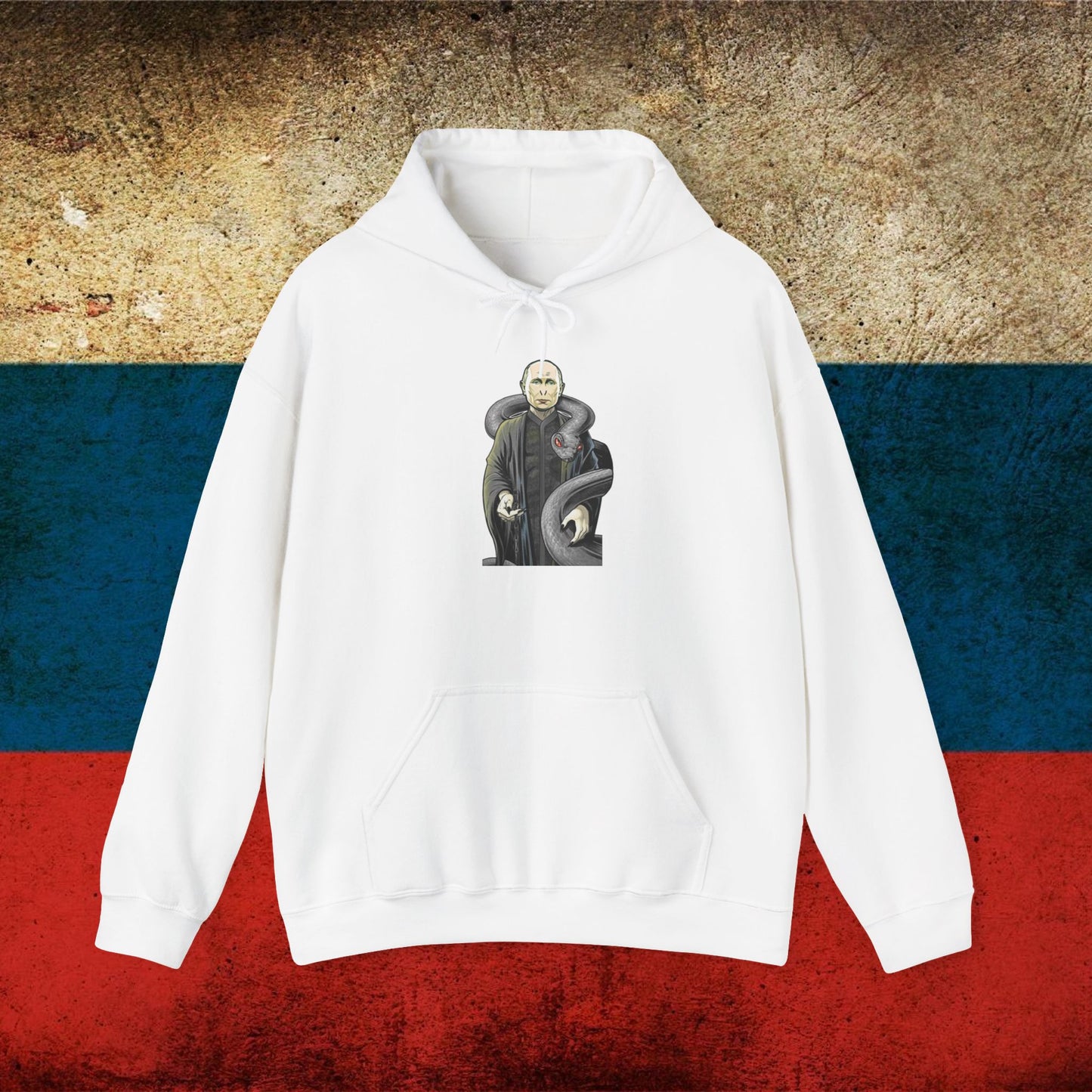 Vlademort Putin Funny Anti Vladimir Putin Voldemort Unisex Heavy Blend Hooded Sweatshirt Next Cult Brand