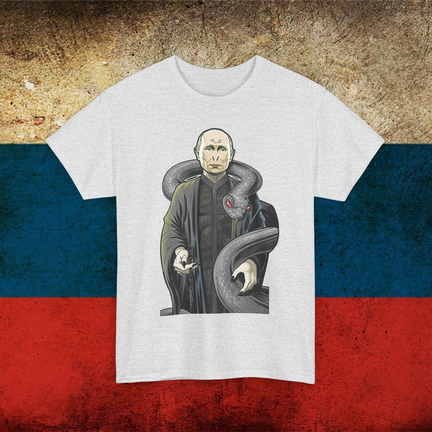 Vlademort Putin Funny Anti Vladimir Putin Voldemort Unisex Heavy Cotton Tee Next Cult Brand