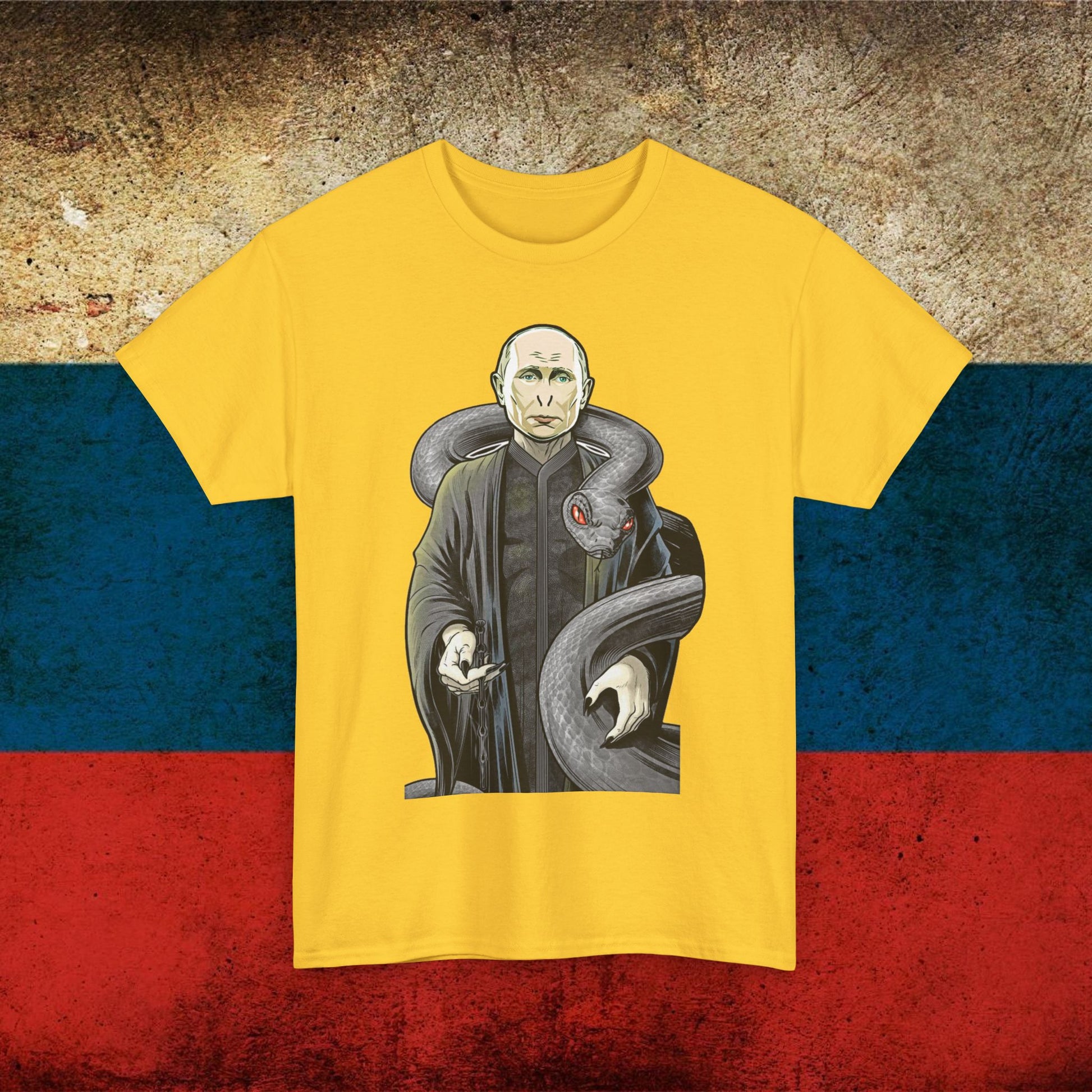 Vlademort Putin Funny Anti Vladimir Putin Voldemort Unisex Heavy Cotton Tee Next Cult Brand