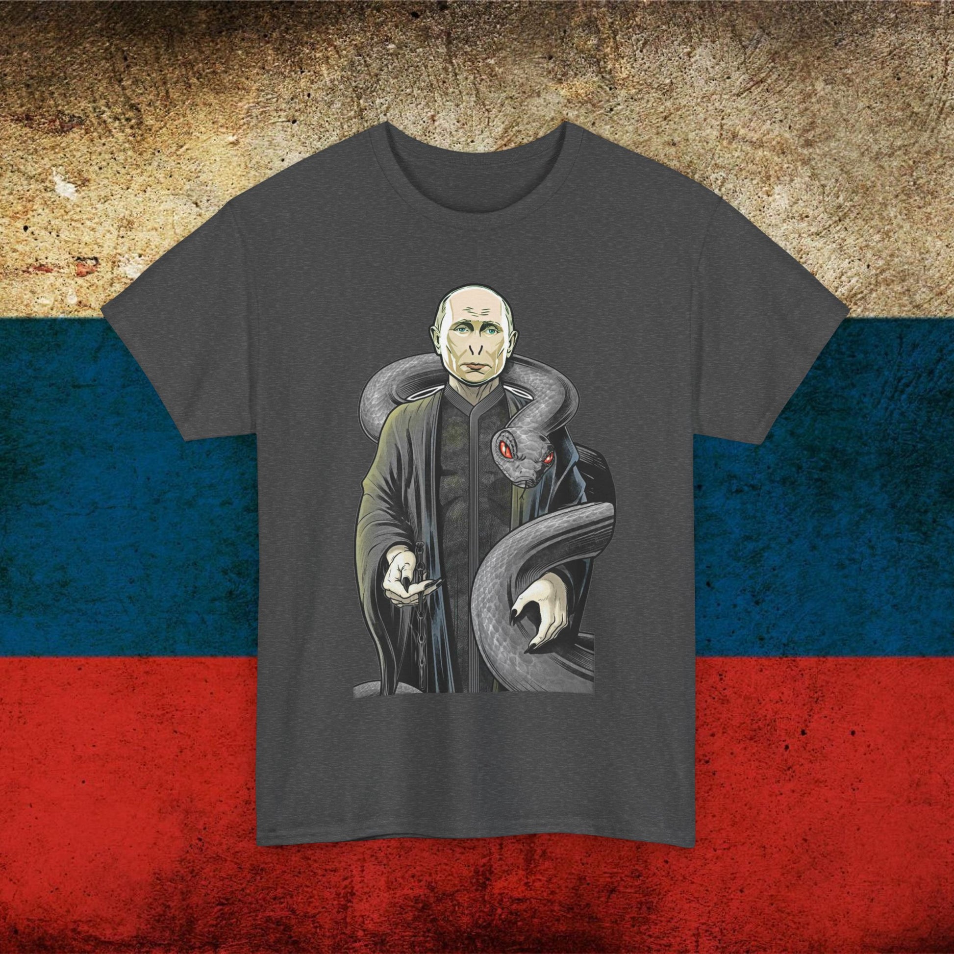 Vlademort Putin Funny Anti Vladimir Putin Voldemort Unisex Heavy Cotton Tee Next Cult Brand