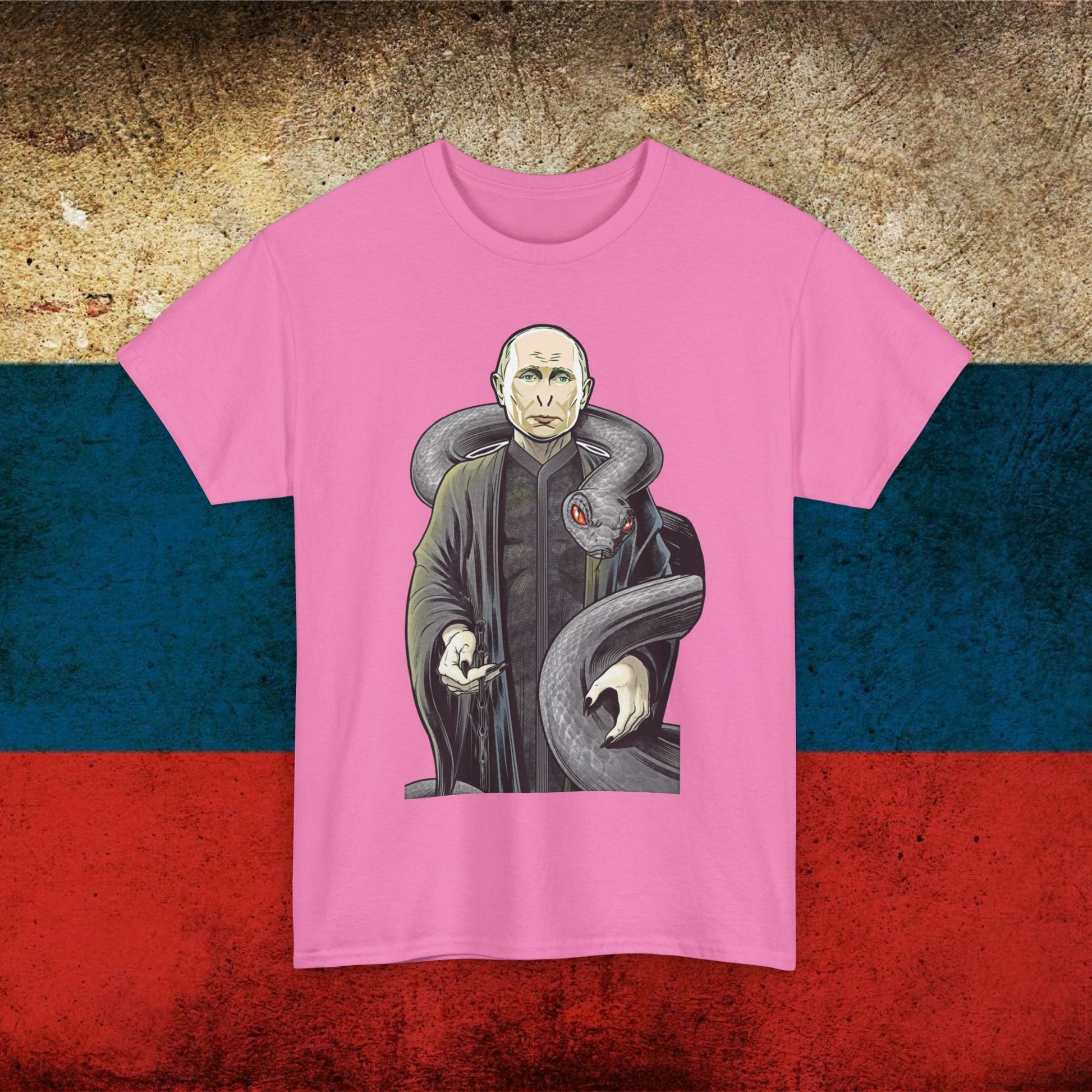 Vlademort Putin Funny Anti Vladimir Putin Voldemort Unisex Heavy Cotton Tee Azalea T-shirts Politics Vladimir Putin Printify