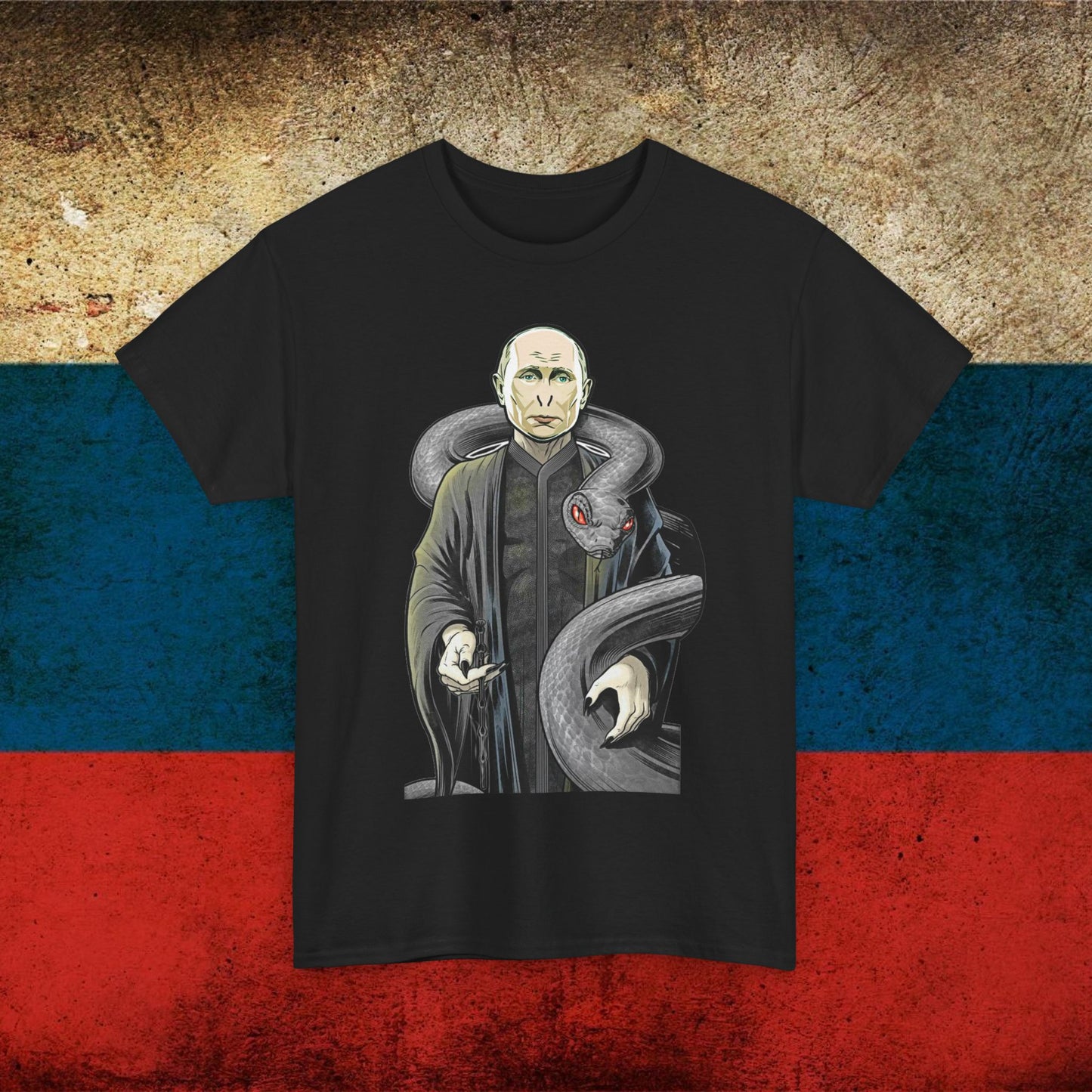 Vlademort Putin Funny Anti Vladimir Putin Voldemort Unisex Heavy Cotton Tee Next Cult Brand