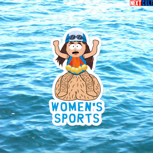 Women's Sports Funny Lia Thomas Swimming Female Sports Trans Athlete Bubble-free stickers Next Cult Brand