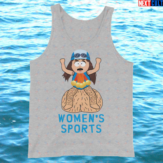 Women's Sports Funny Lia Thomas Swimming Female Sports Trans Athlete Tank Top Next Cult Brand