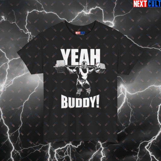 Yeah Buddy Lightweight Baby T-Shirt – Funny Gym Meme Tee for Workout – Pump Cover Top for Lifters & Bodybuilding Fans T-shirts Bodybuilding Fitness Gym Pump Cover Ronnie Coleman Workout Printify