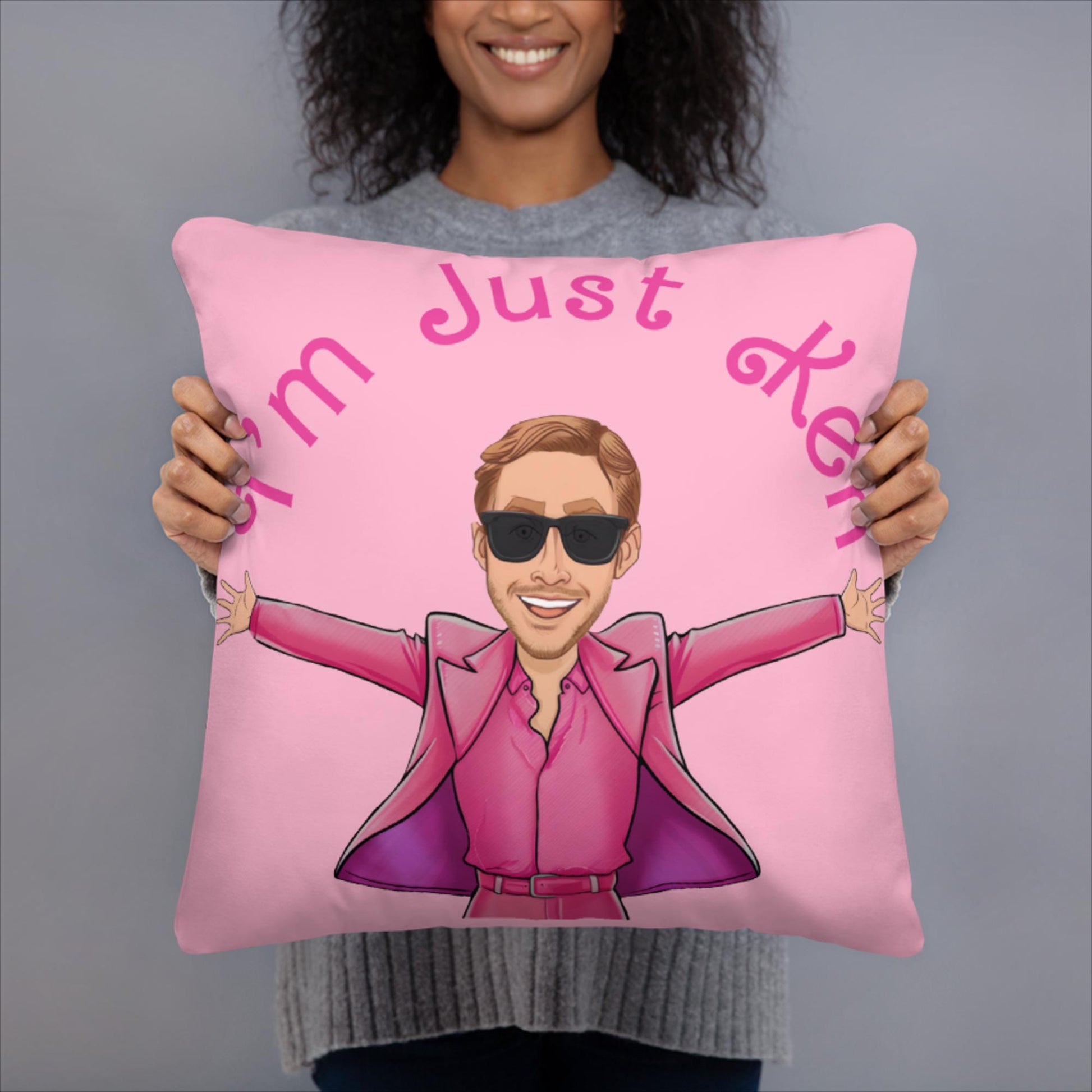 Ken Barbie Ryan Gosling I'm Just Ken Pillow Next Cult Brand