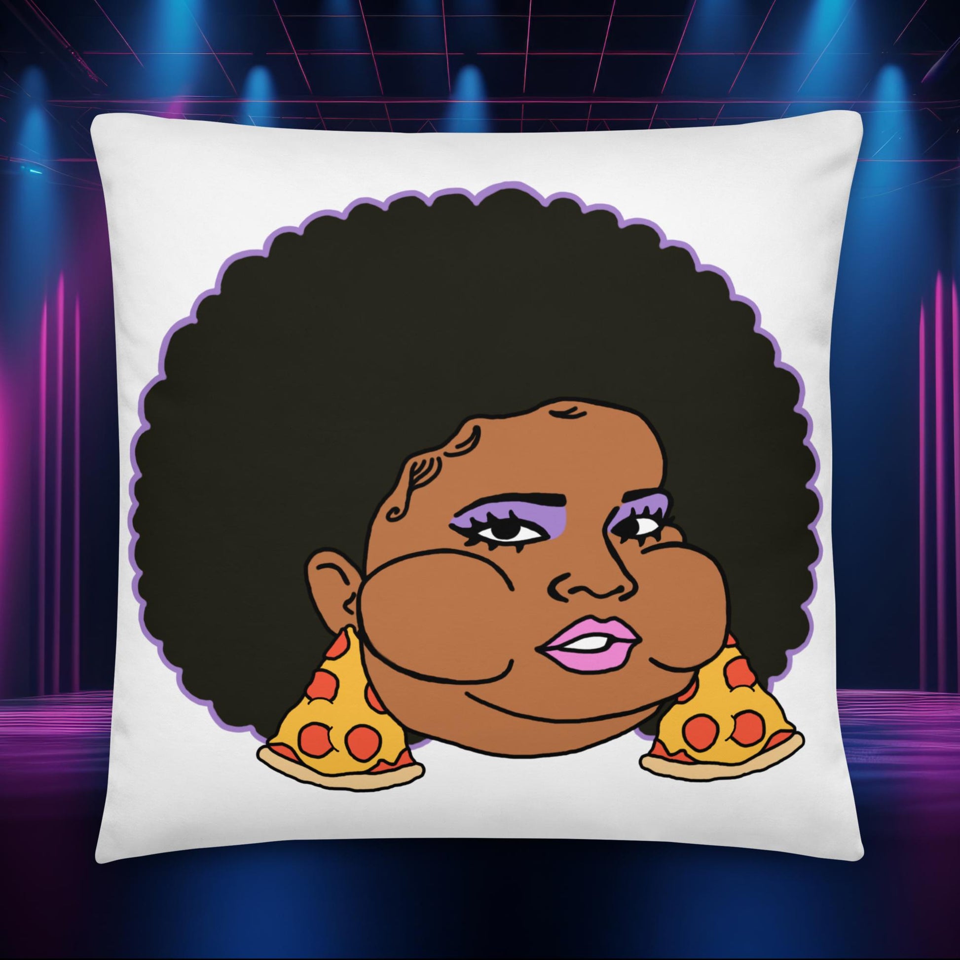 Pizzo Lizzo Pizza Lizzo Merch Lizzo Gift Song Lyrics Lizzo Pillow Next Cult Brand