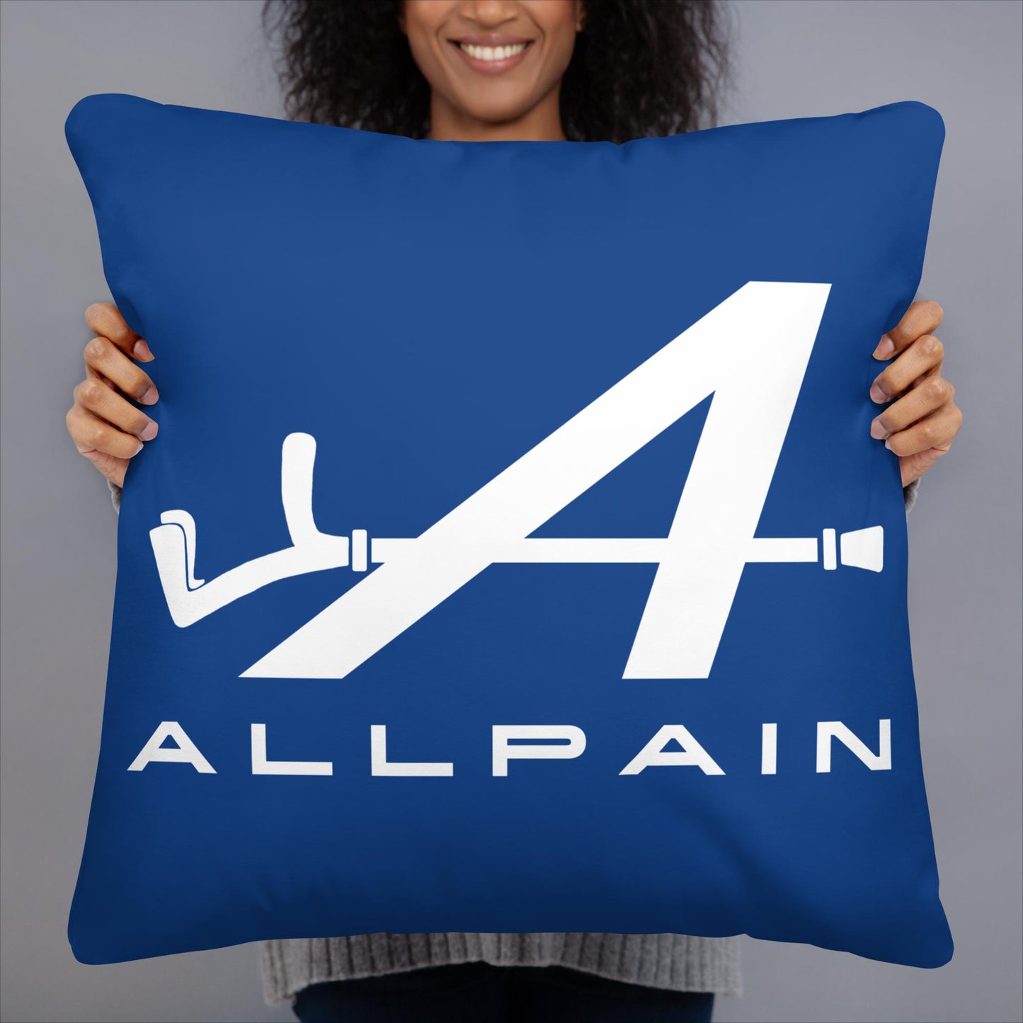 Allpain Alpine F1 Formula 1 Pierre Gasly Esteban Ocon Alpine Pillow 22″×22″ Pillows Alpine F1 Next Cult Brand