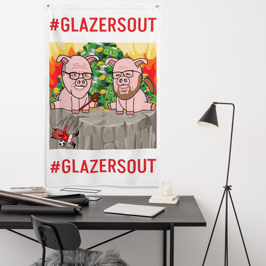 Glazers Out Manchester United Flag, #GlazersOut Next Cult Brand Football, GlazersOut, Manchester United