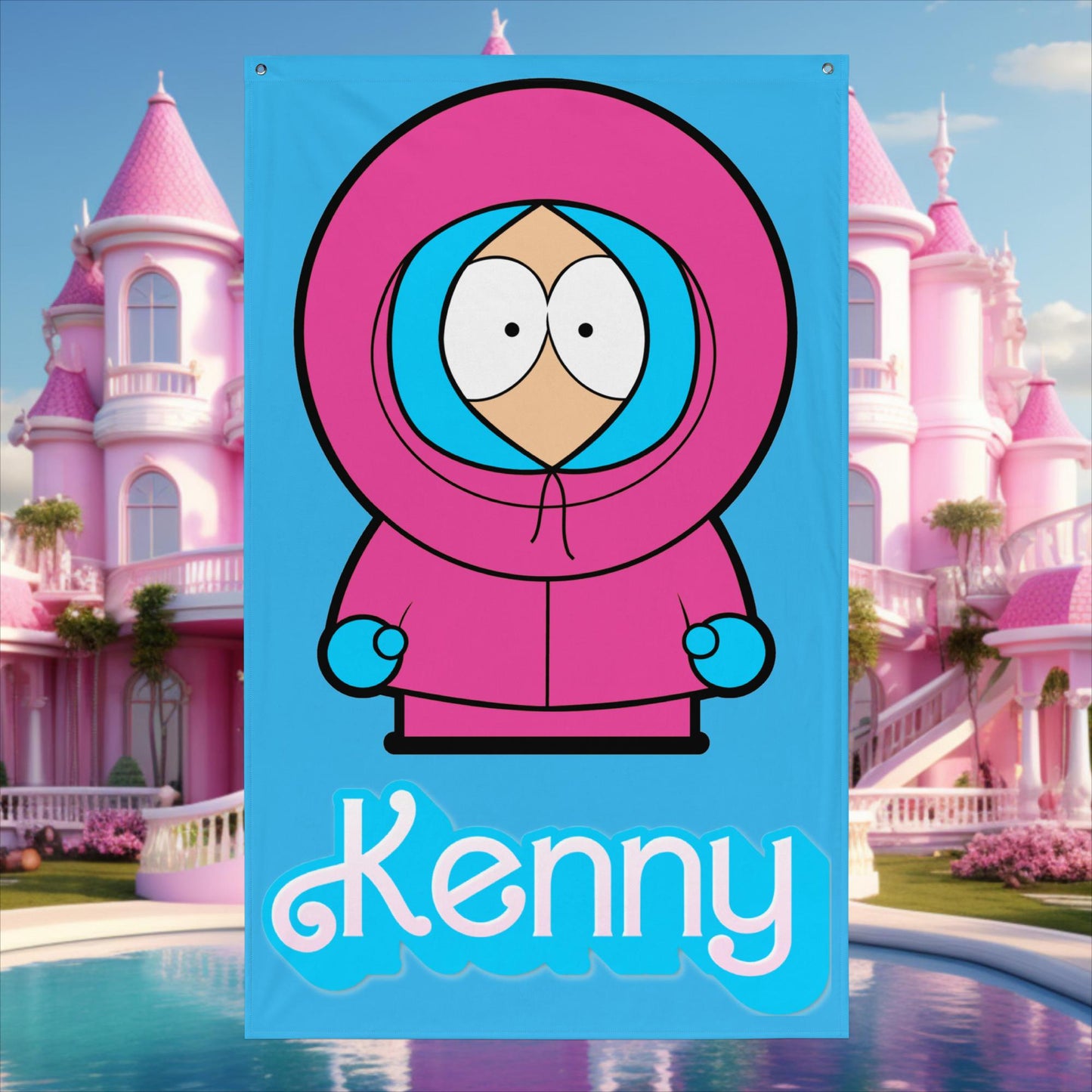 Kenny McCormick Ken Ryan Gosling Barbie South Park Kenny Flag Next Cult Brand