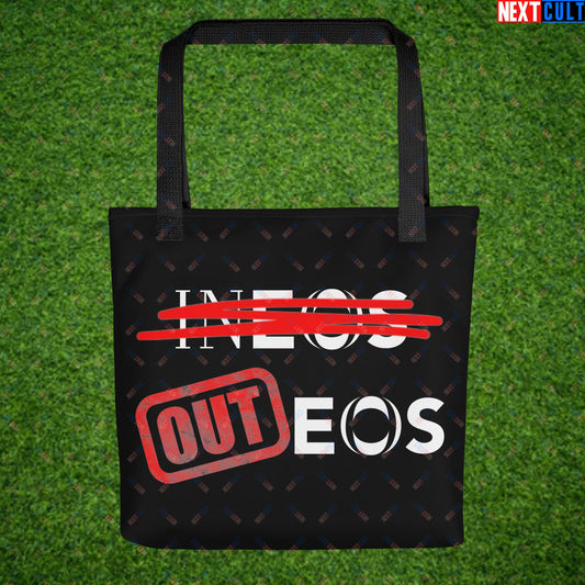 Stop INEOS, OUTEOS Manchester United Fans Protest Against Glazers, Ineos and Ratcliffe Tote bag Default Title Bags Football GlazersOut Manchester United RatcliffeOut Next Cult Brand