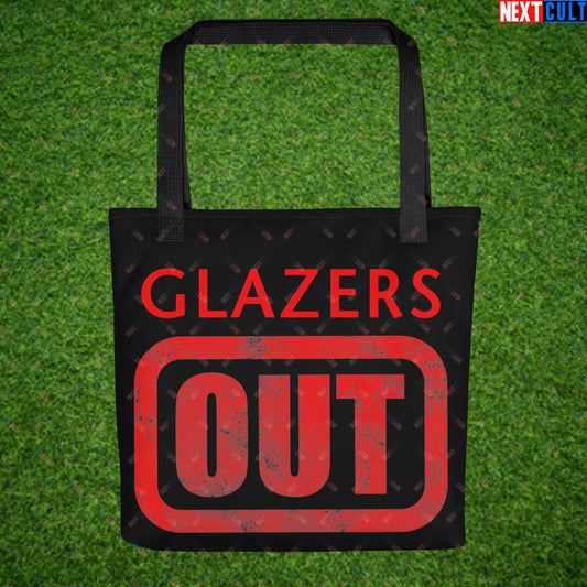 Glazers Out Manchester United Fan Protest Against Glazers Tote bag Default Title Bags Football GlazersOut Manchester United RatcliffeOut Next Cult Brand