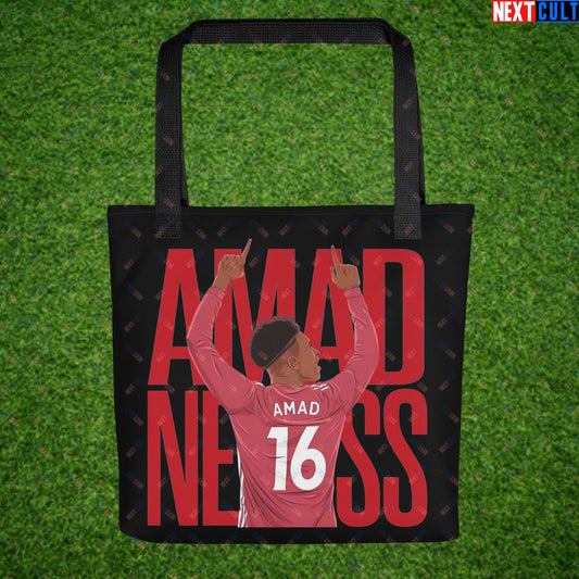 AMADNESS Amad Diallo Manchester United Funny Meme Cartoon Soccer Tote bag Default Title Bags Football Manchester United Next Cult Brand