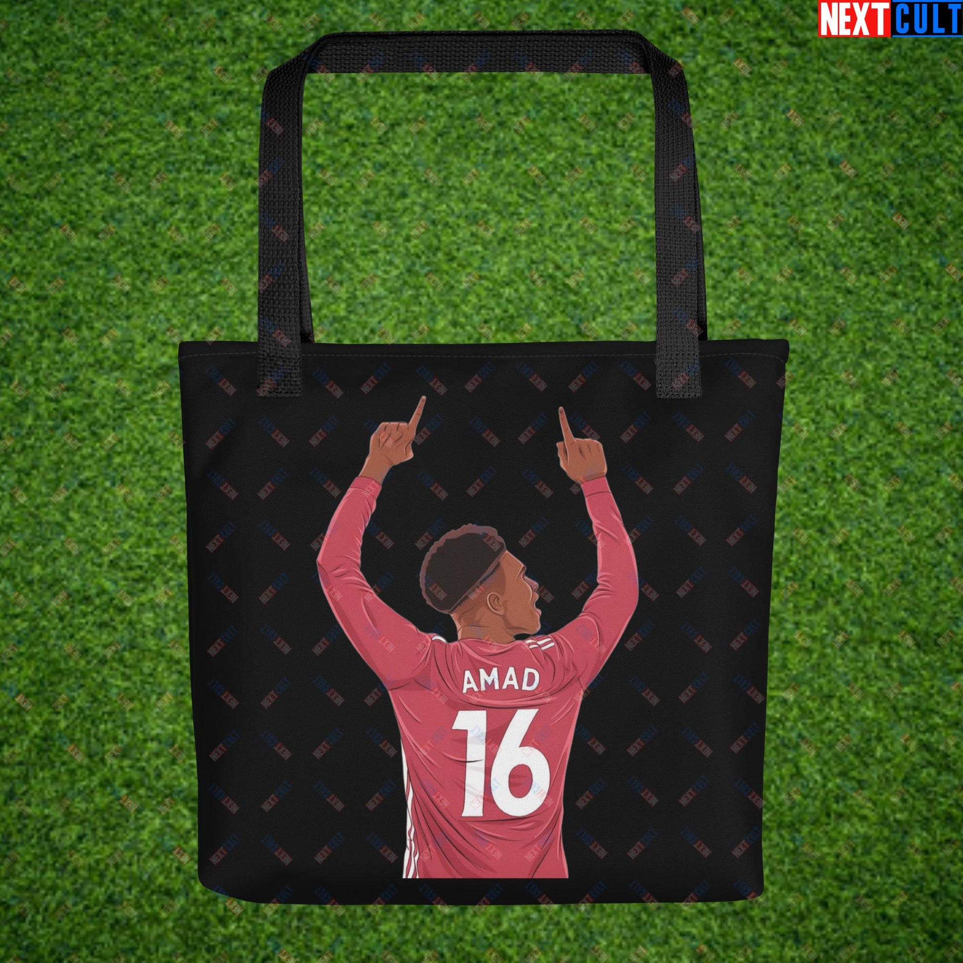 Amad Diallo Goal Celebration AMADNESS Manchester United Funny Meme Design Tote bag Default Title Bags Amad Diallo Football Manchester United Next Cult Brand