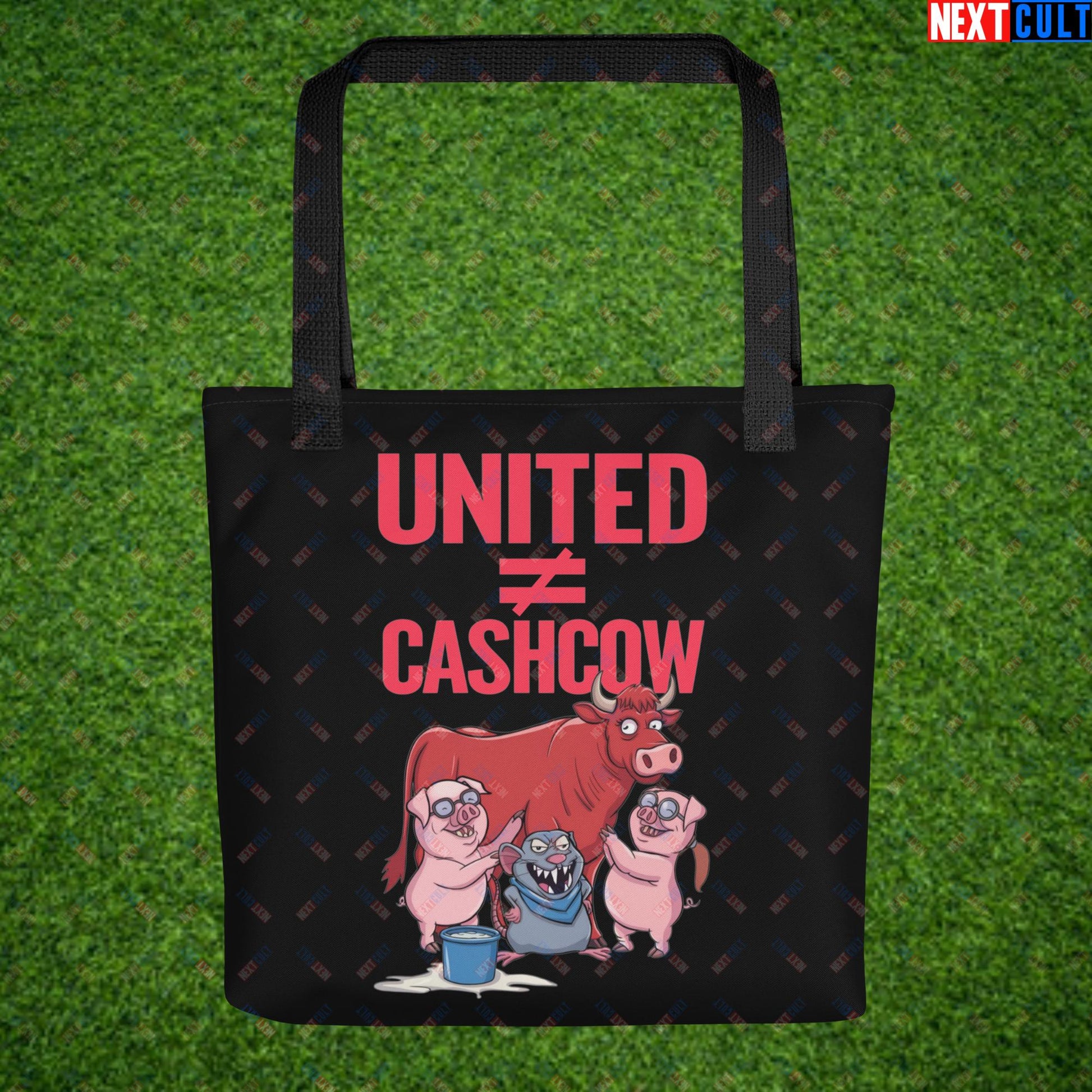 Manchester United Is Not A Cashcow Glazers Out Ineos Out Ratcliffe Out Protest Tote bag Default Title Bags Football GlazersOut Manchester United RatcliffeOut Next Cult Brand