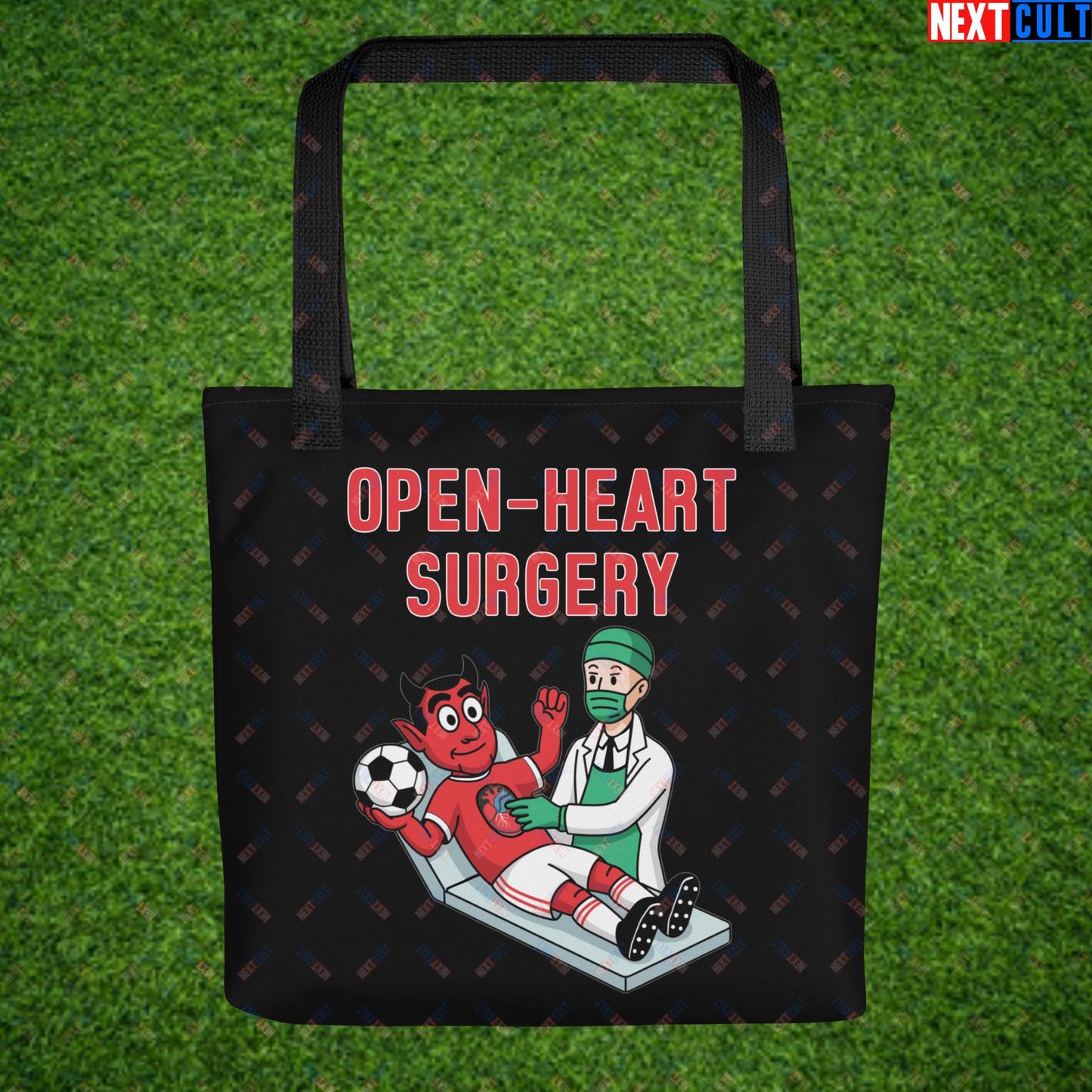 Ralf Rangnick "United Need Open Heart Surgery" Tote Bag - Manchester United Fan Protest Bag - Lazy Players Out, Proper Structure In, Remove Owners - Funny Football Meme GiftTote bag Default Title Bags Football GlazersOut Manchester United RatcliffeOut Next Cult Brand