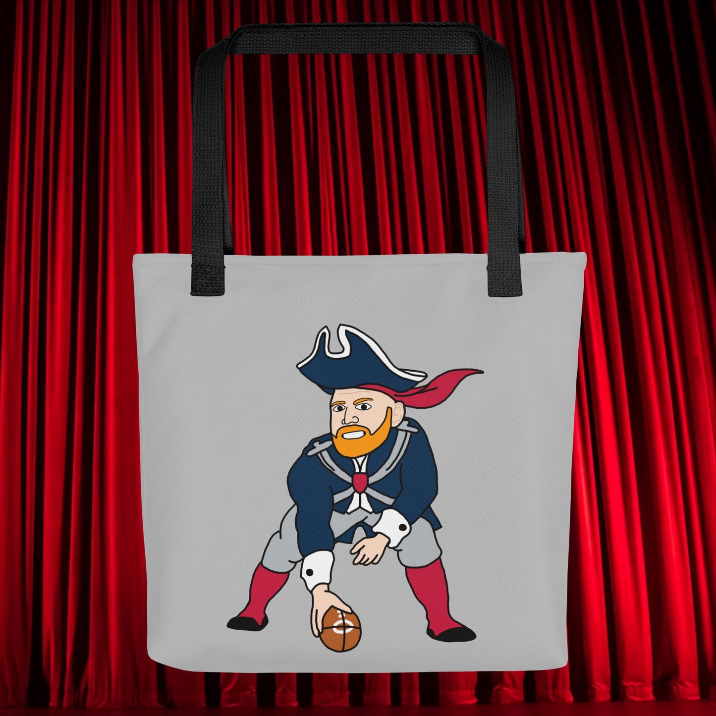 Bill Burrdy New England Patriots NFL Tom Brady Bill Burr Tote bag Next Cult Brand American Football, Bill Burr, Monday Morning Podcast, New England Patriots, NFL, Podcasts, Stand-up Comedy