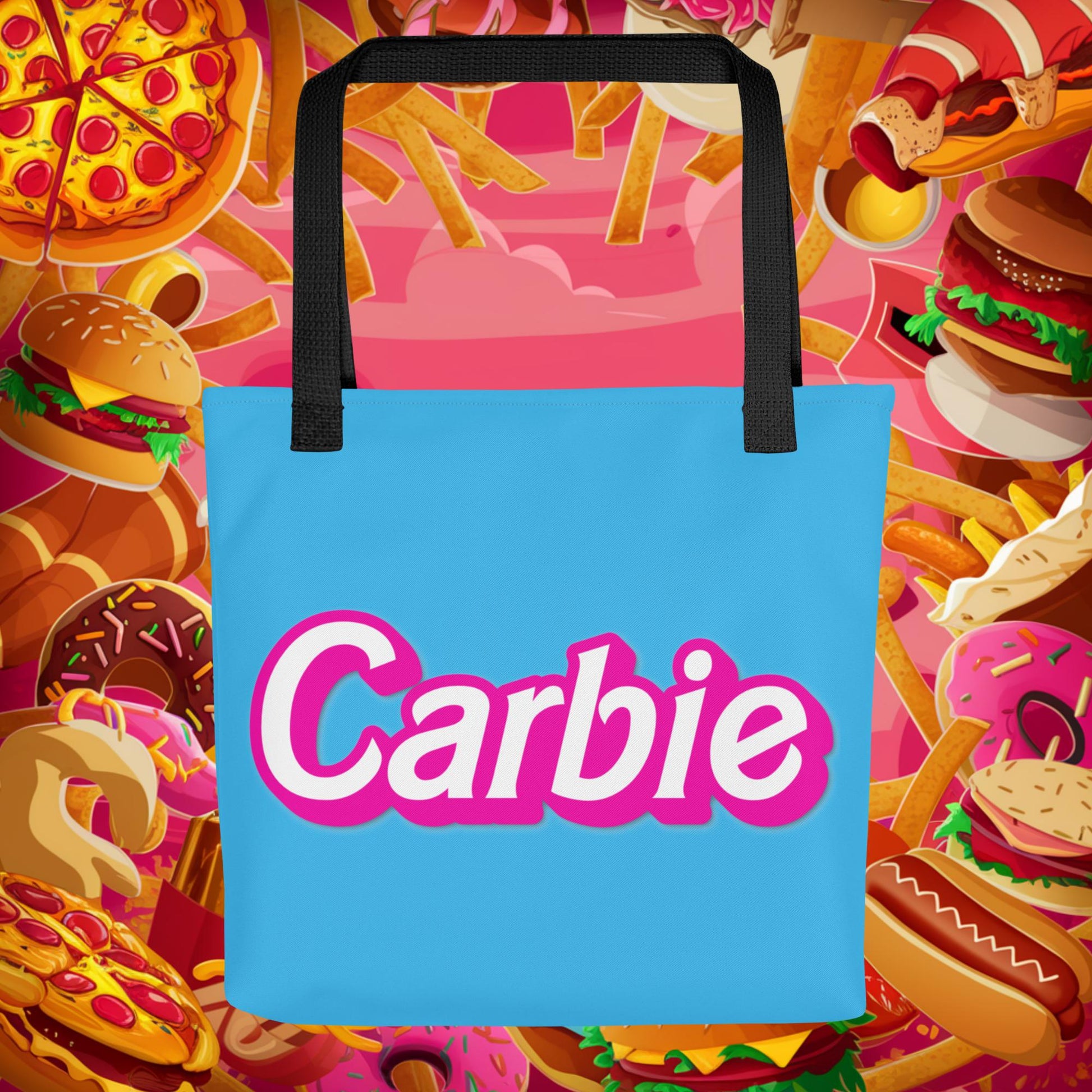 Carbie Barbie I Love Carbs Tote bag Next Cult Brand