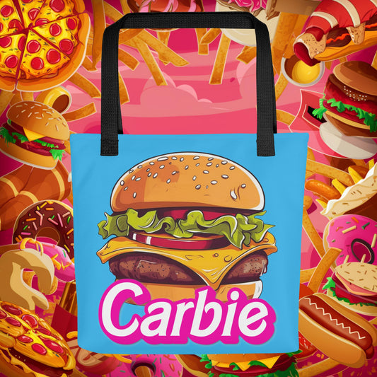 Carbie Barbie Cheeseburger Tote bag Next Cult Brand