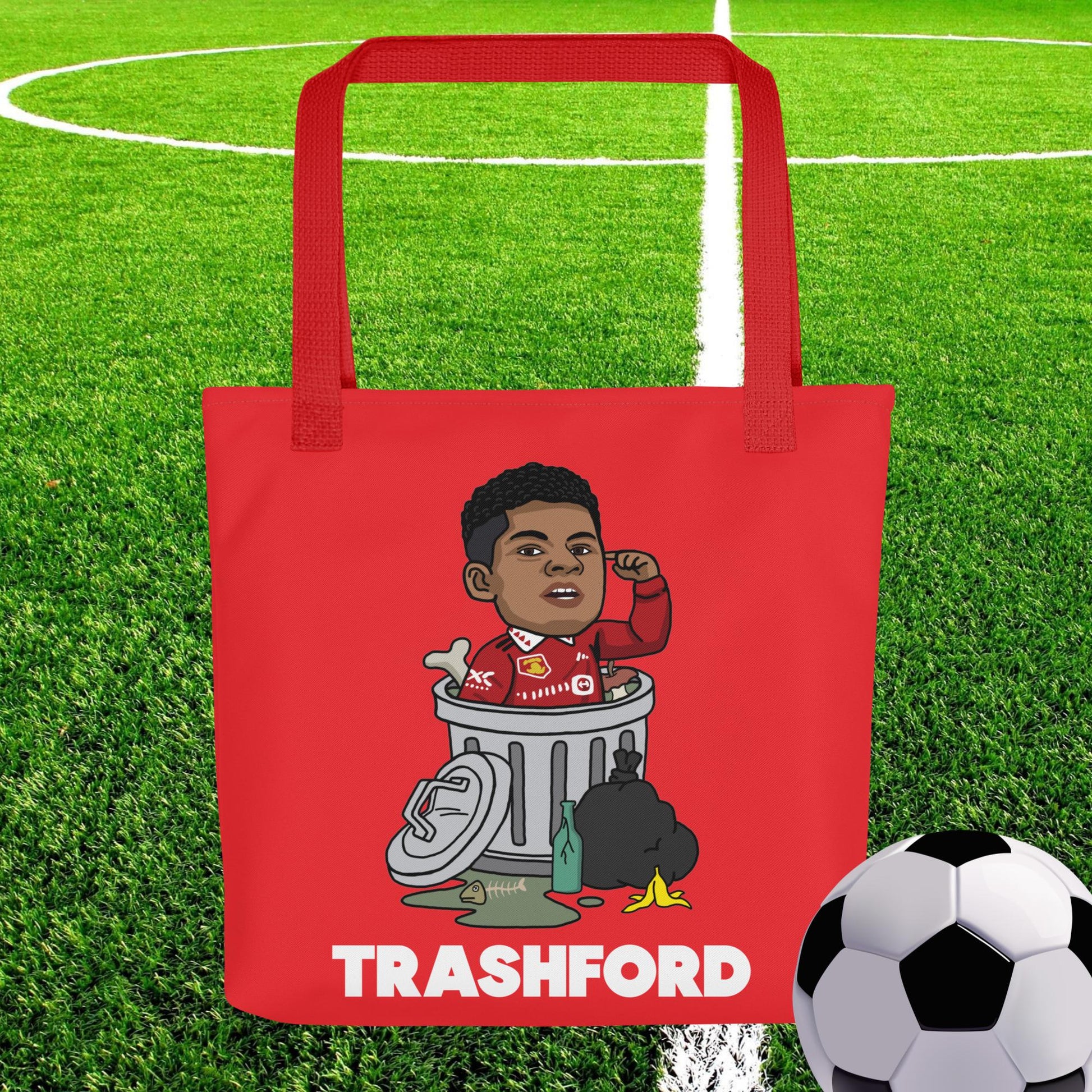 Trashford Marcus Rashford Manchester United Gift Man United Gift Marcus Rashford Tote bag Default Title Bags Football Manchester United Marcus Rashford Next Cult Brand