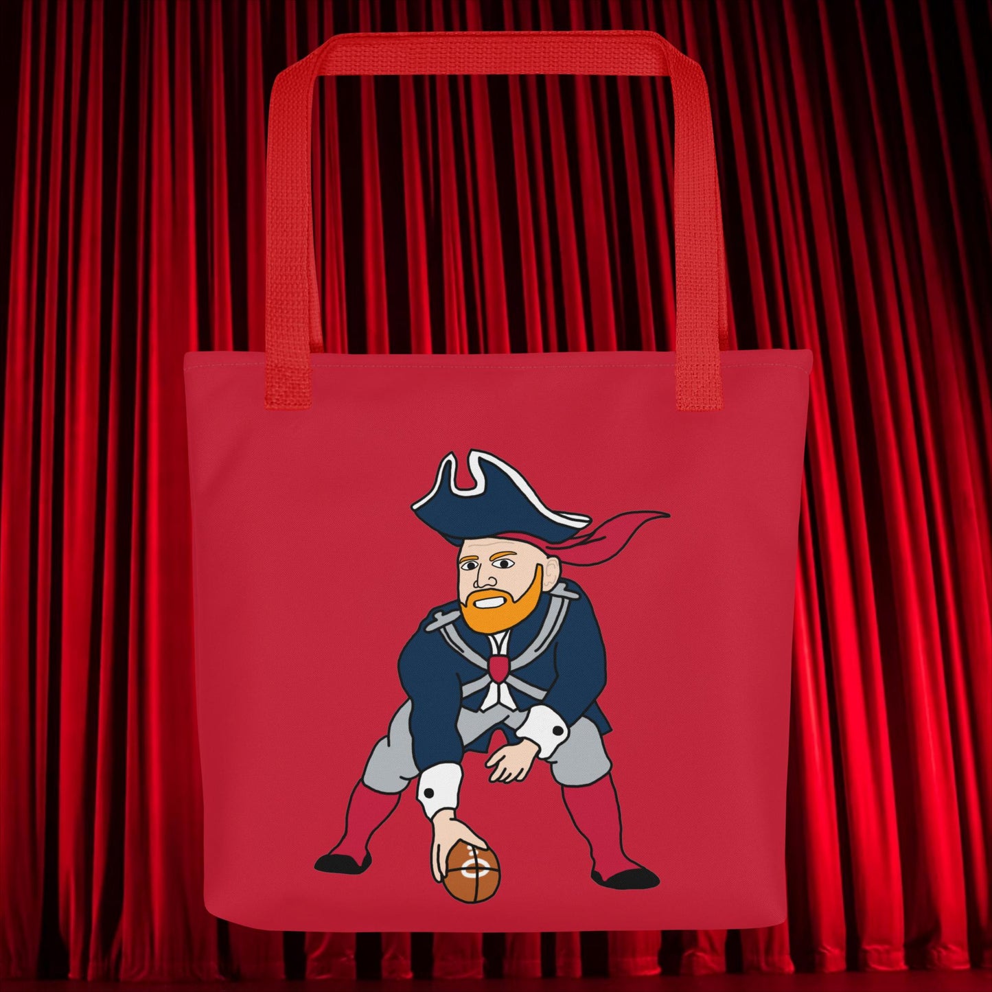 Bill Burrdy New England Patriots NFL Tom Brady Bill Burr Tote bag Default Title American Football Bill Burr Monday Morning Podcast New England Patriots NFL Podcasts Stand-up Comedy Next Cult Brand