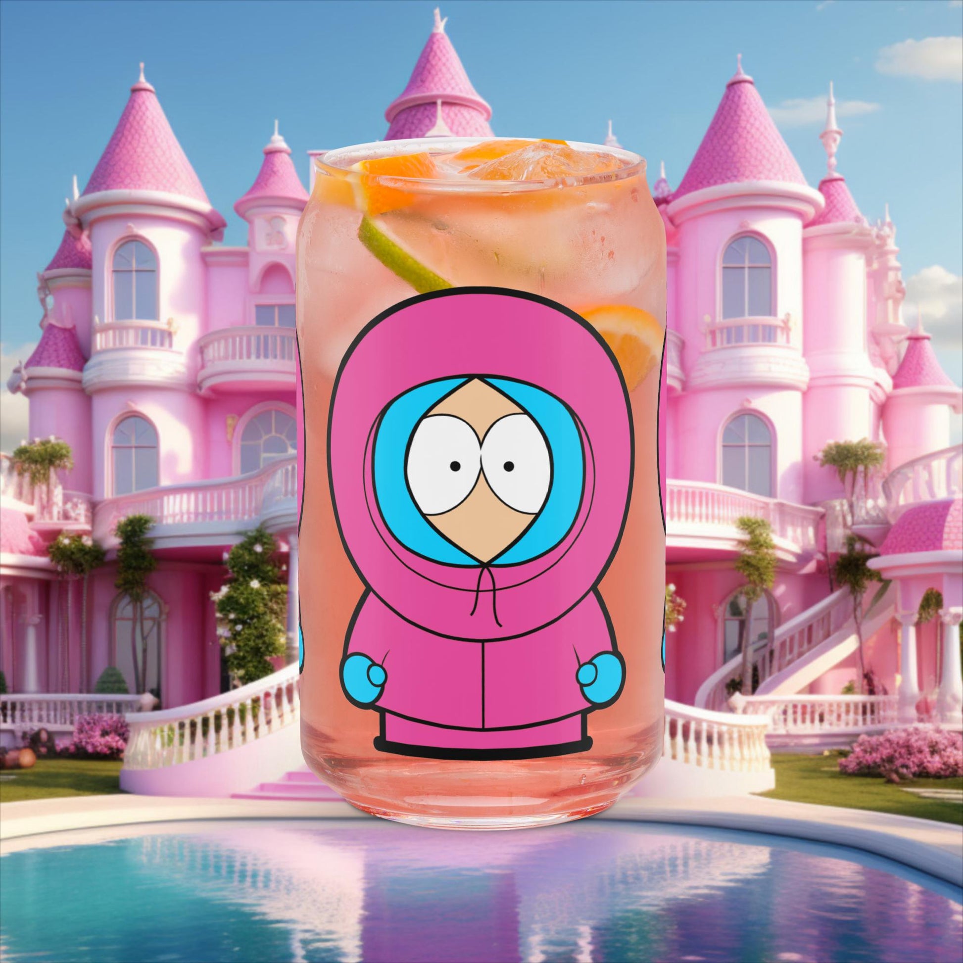 Kenny McCormick Ken Ryan Gosling Barbie South Park Kenny Can-shaped glass Next Cult Brand