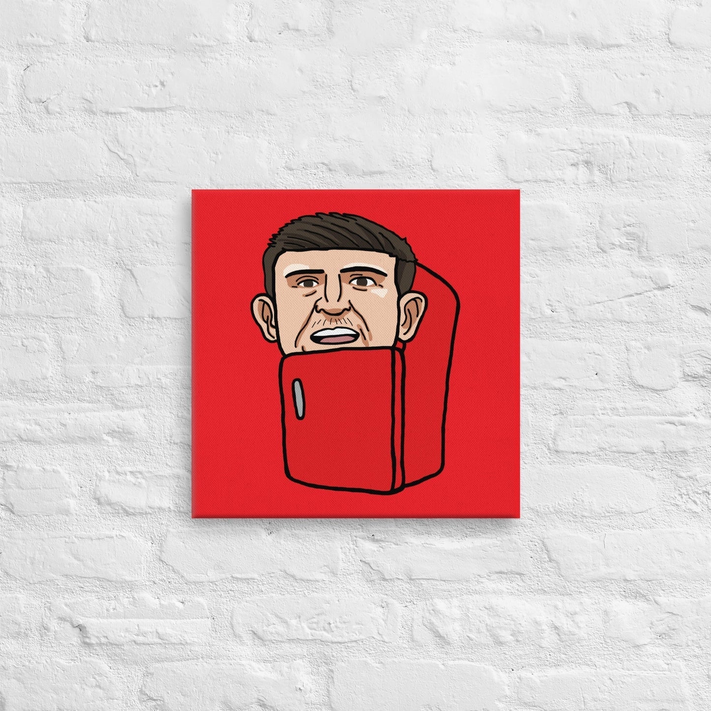 Harry ''The Fridge'' Maguire Canvas Next Cult Brand Football, Harry Maguire, Manchester United, The Fridge