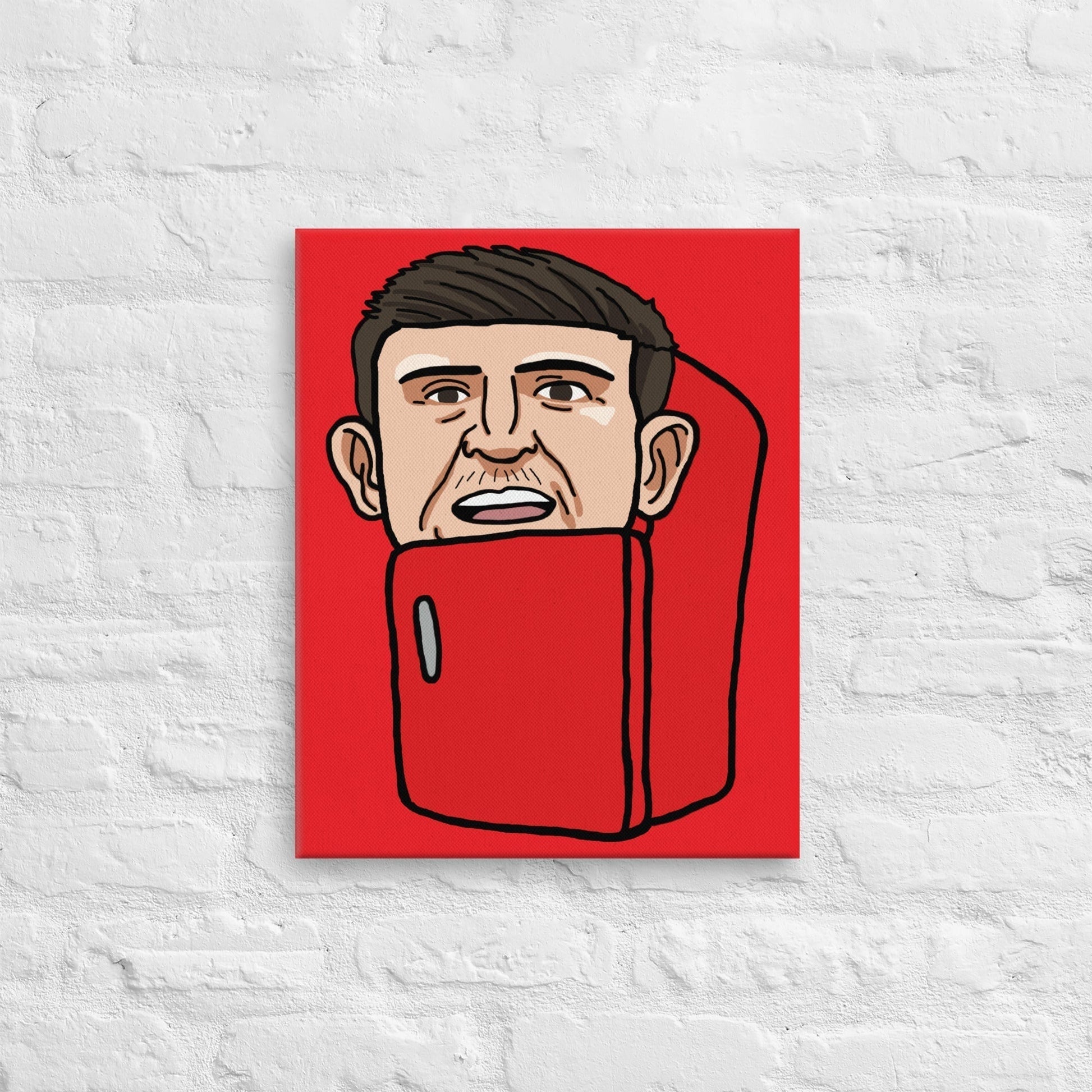 Harry ''The Fridge'' Maguire Canvas Next Cult Brand Football, Harry Maguire, Manchester United, The Fridge