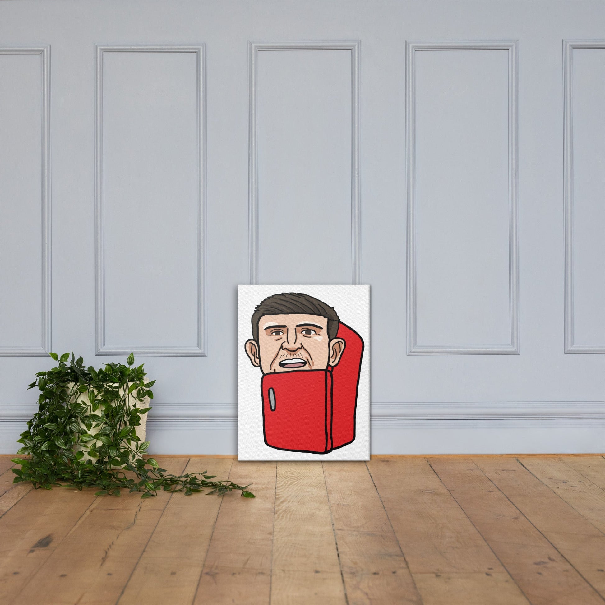 Harry ''The Fridge'' Maguire Canvas Next Cult Brand Football, Harry Maguire, Manchester United, The Fridge