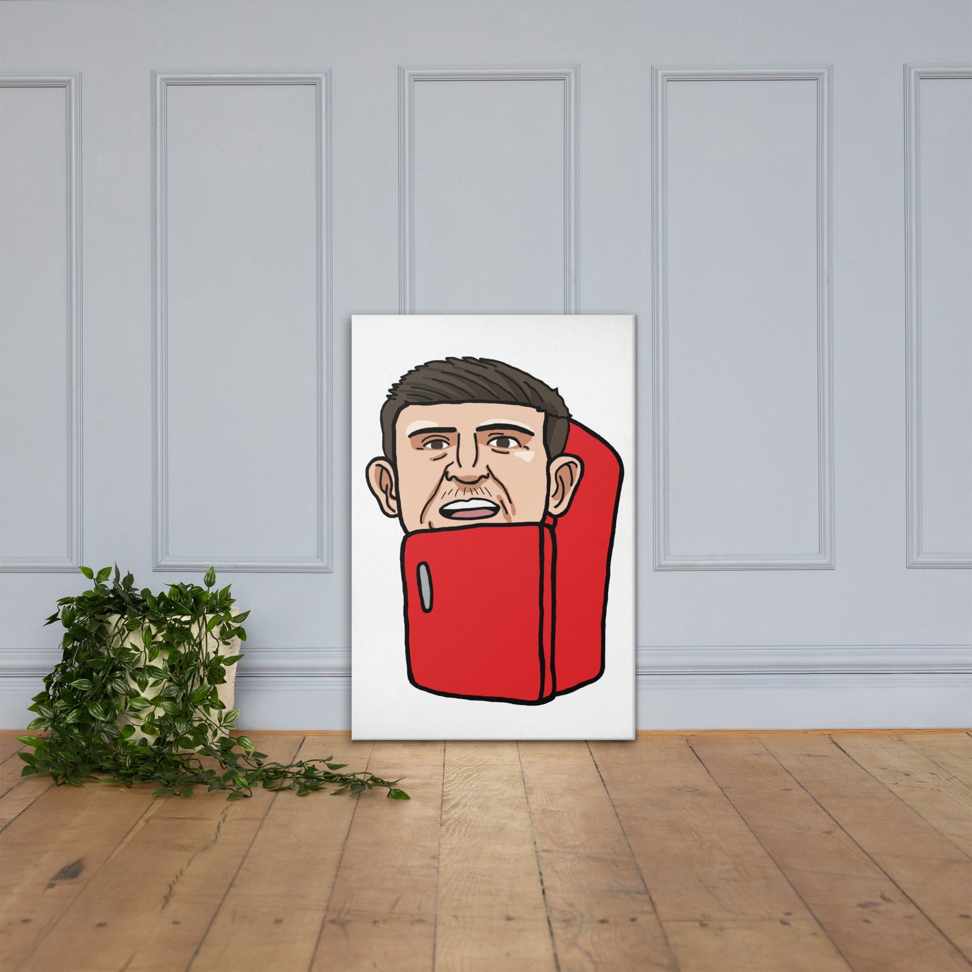 Harry ''The Fridge'' Maguire Canvas Next Cult Brand Football, Harry Maguire, Manchester United, The Fridge