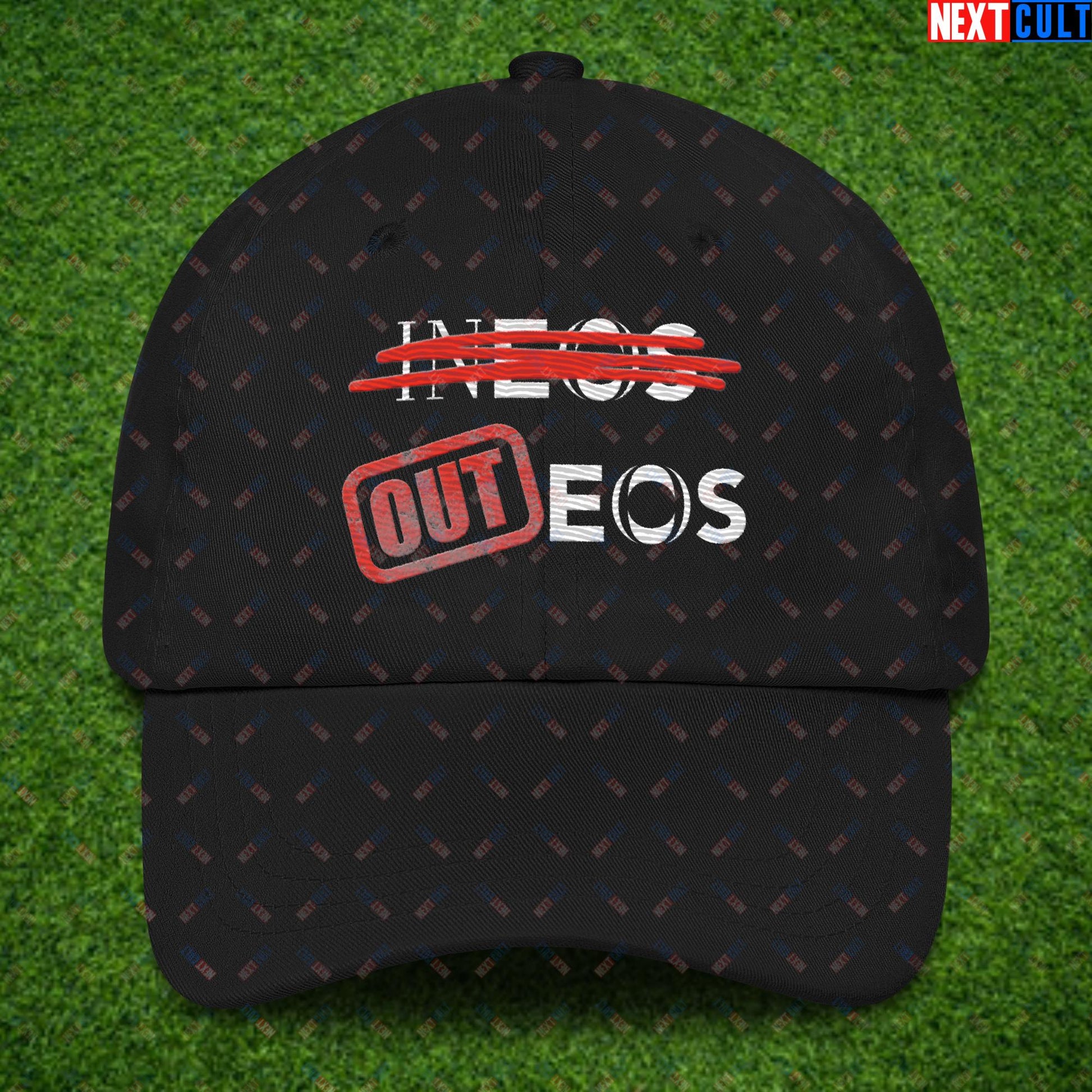 Stop INEOS, OUTEOS Manchester United Fans Protest Against Glazers, Ineos and Ratcliffe Dad hat Default Title Hats Football GlazersOut Manchester United RatcliffeOut Next Cult Brand