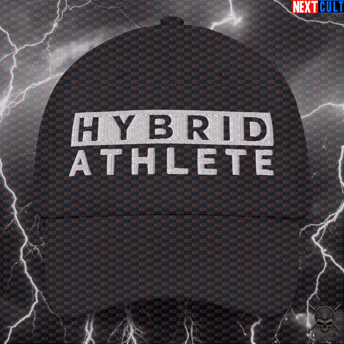 Hybrid Athlete Dad Hat – Strength & Endurance Gym Cap for Runners, Lifters & Racers |  | ["CrossFit", "Fitness", "Gym", "Hybrid Athlete", "HYROX", "Workout"]