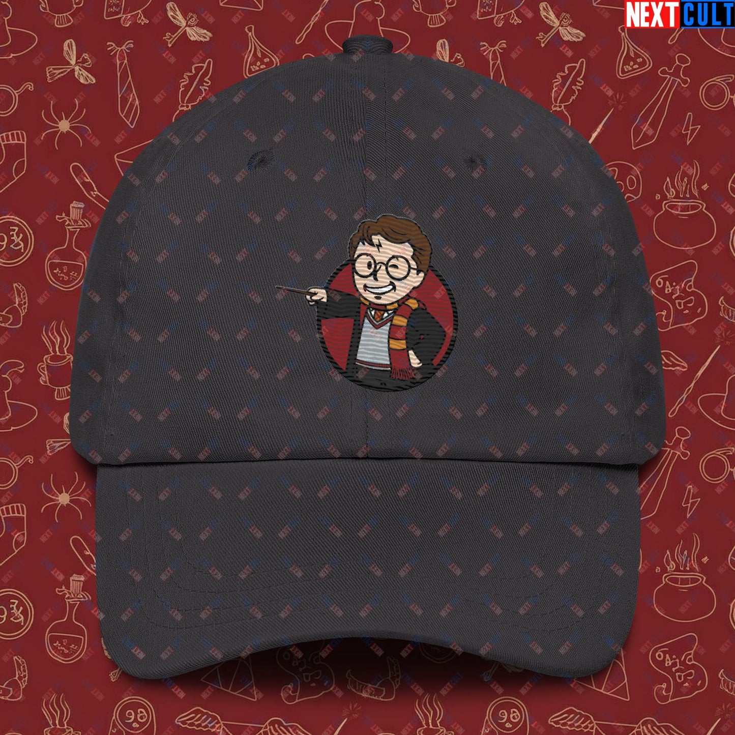 Wizard Boy Harry Potter Vault Boy Fallout Funny Meme Cartoon Mashup Dad hat