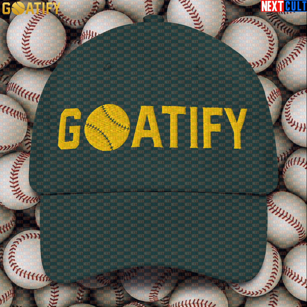 Cap GOATIFY Baseball GOAT Dad Hat for MLB Fans Greatest of All Time Baseball Sports Gift |  | ["Baseball", "MLB"]