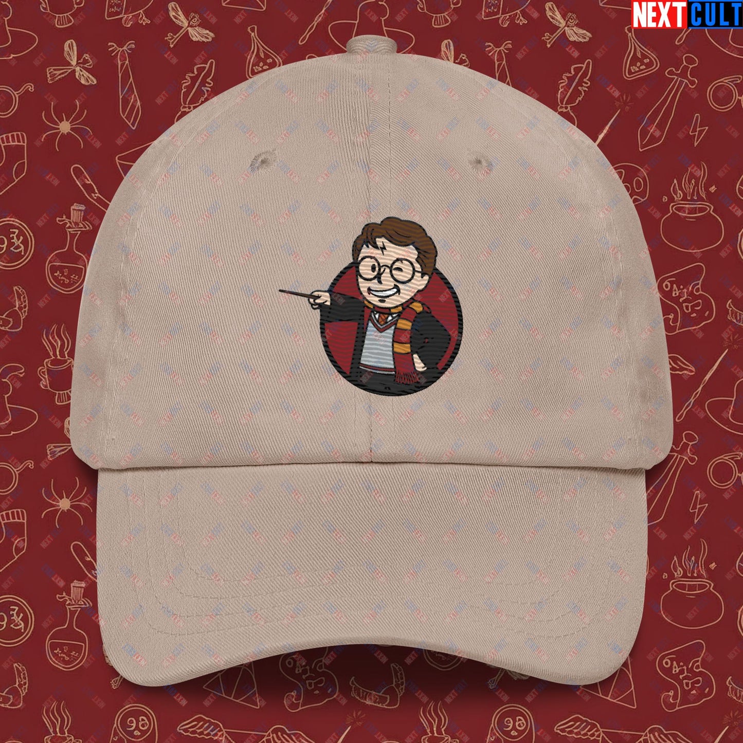 Wizard Boy Harry Potter Vault Boy Fallout Funny Meme Cartoon Mashup Dad hat