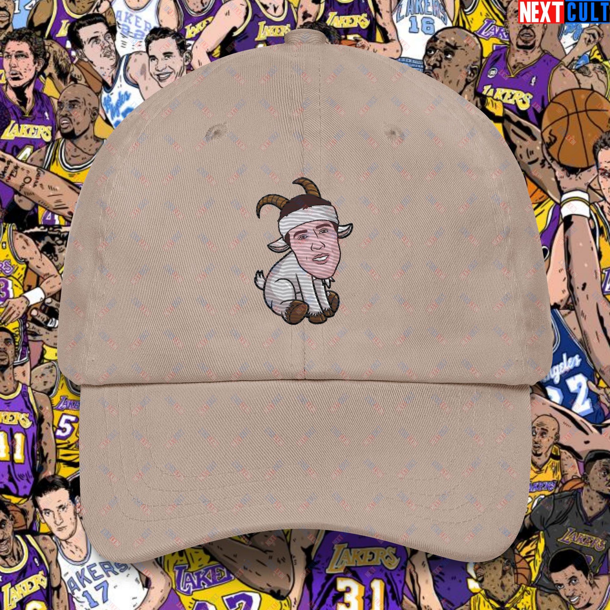 Austin Reaves G.O.A.T. Dad Hat - Funny Basketball Meme Cap - Greatest of All Time Baseball Hat for Basketball Fans - Perfect Gift for Austin Reaves Fans Dad hat Stone Hats Austin Reaves Basketball G.O.A.T. Los Angeles Lakers NBA Next Cult Brand