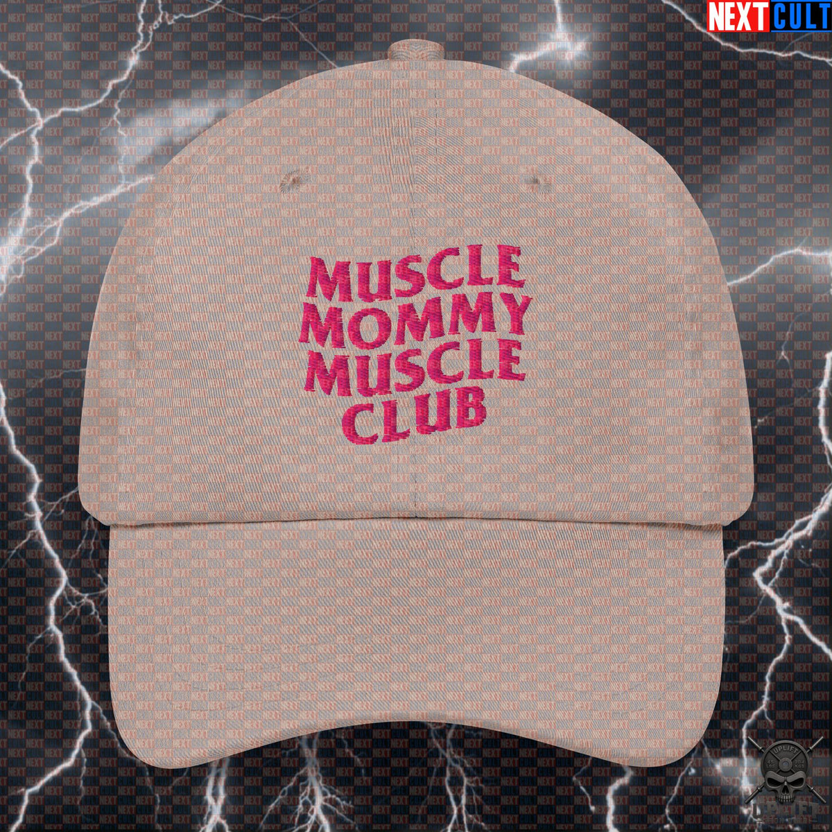 Muscle Mommy Muscle Club Cap for Gym Girls, Lifting, Workout & Fitness |  | ["Bodybuilding", "Fitness", "Gym", "Gym Girl", "Muscle Mommy", "Powerlifting", "Workout"]
