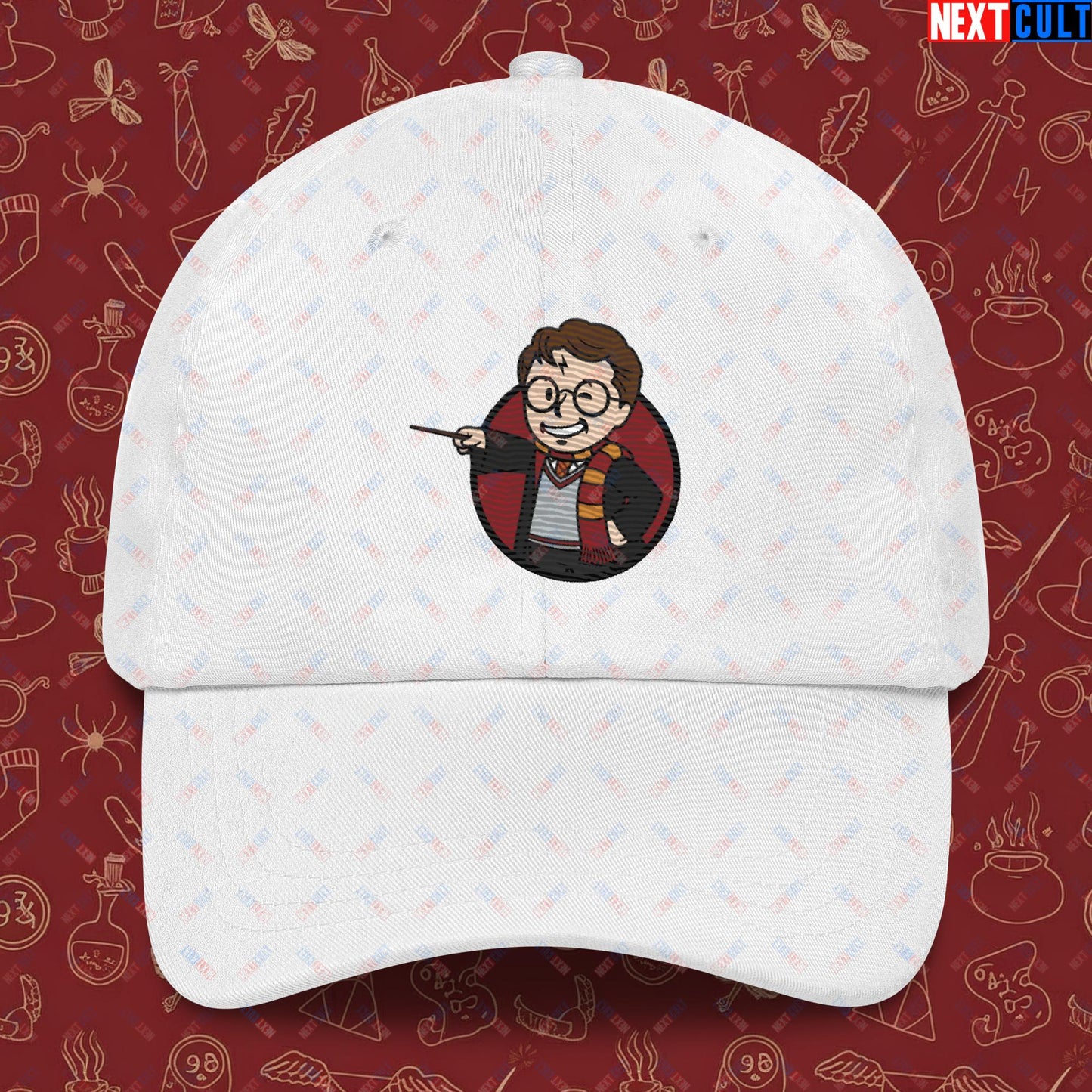 Wizard Boy Harry Potter Vault Boy Fallout Funny Meme Cartoon Mashup Dad hat